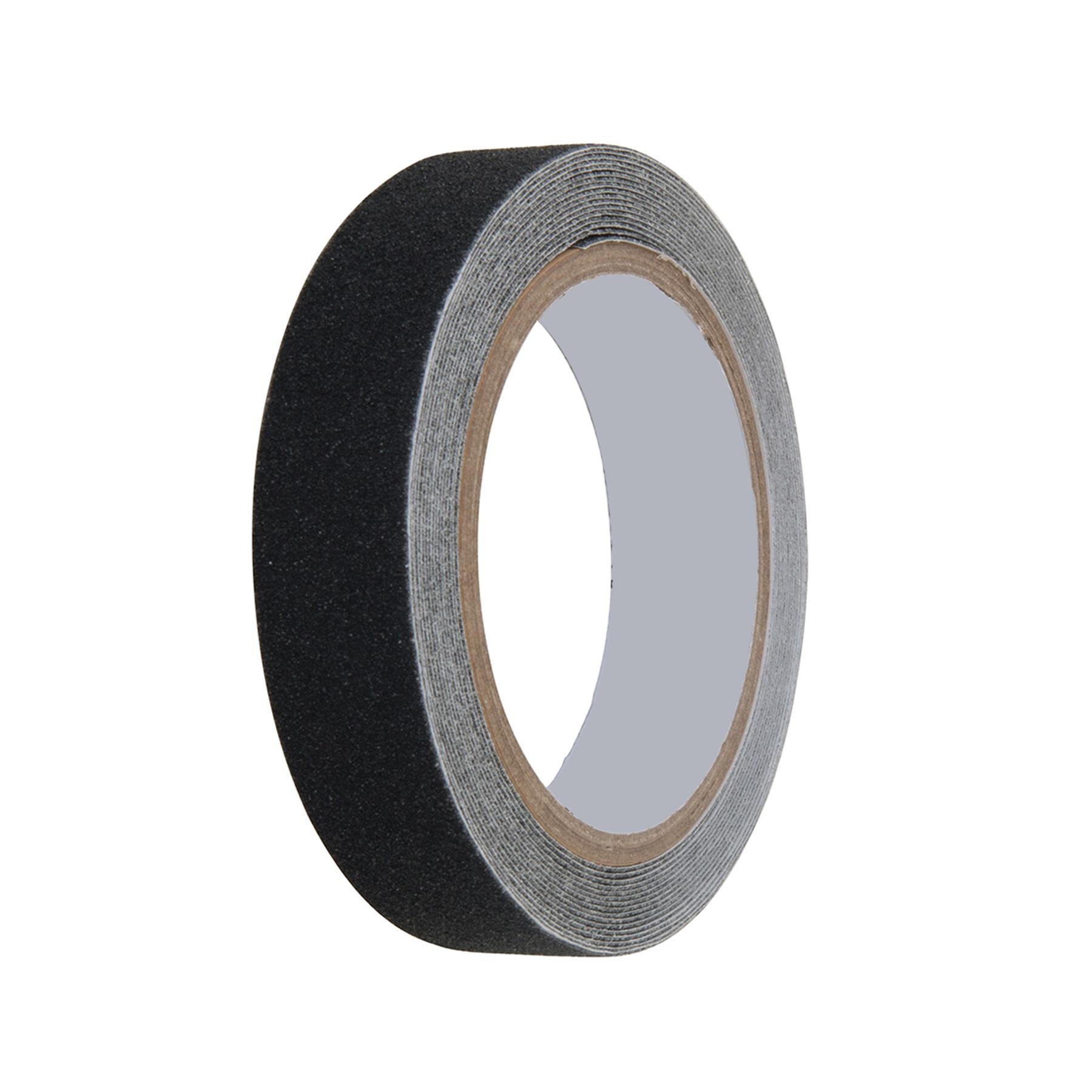 Fixman Anti-Slip Tape 24mm x 5m Black 190274 Sticky Roll Slipery Surfaces Ramps