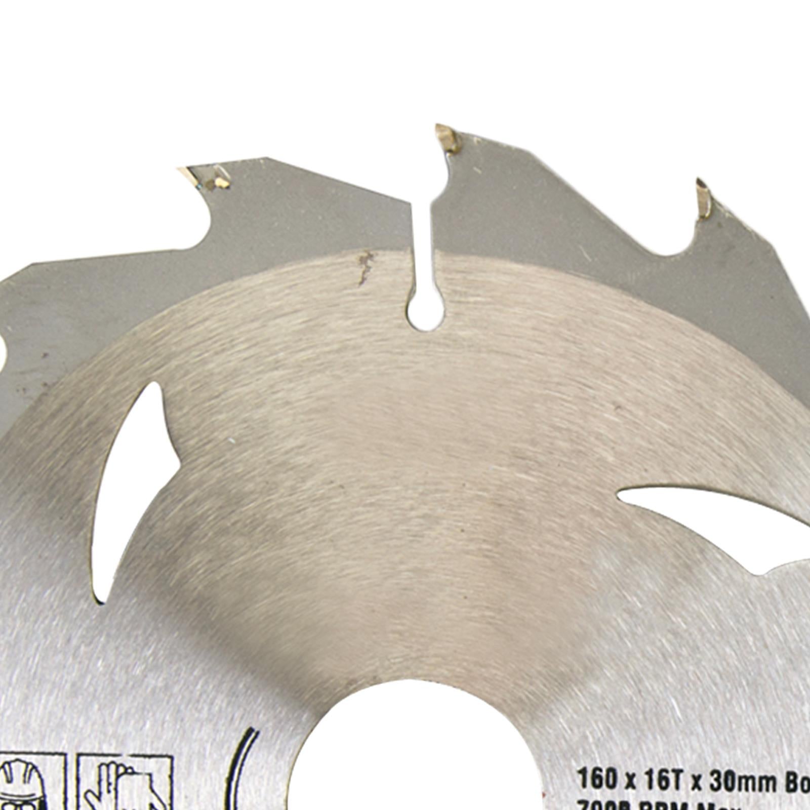 3 Piece TCT Circular Saw Blade Set 160 x 30 - 20, 16, 10mm Rings