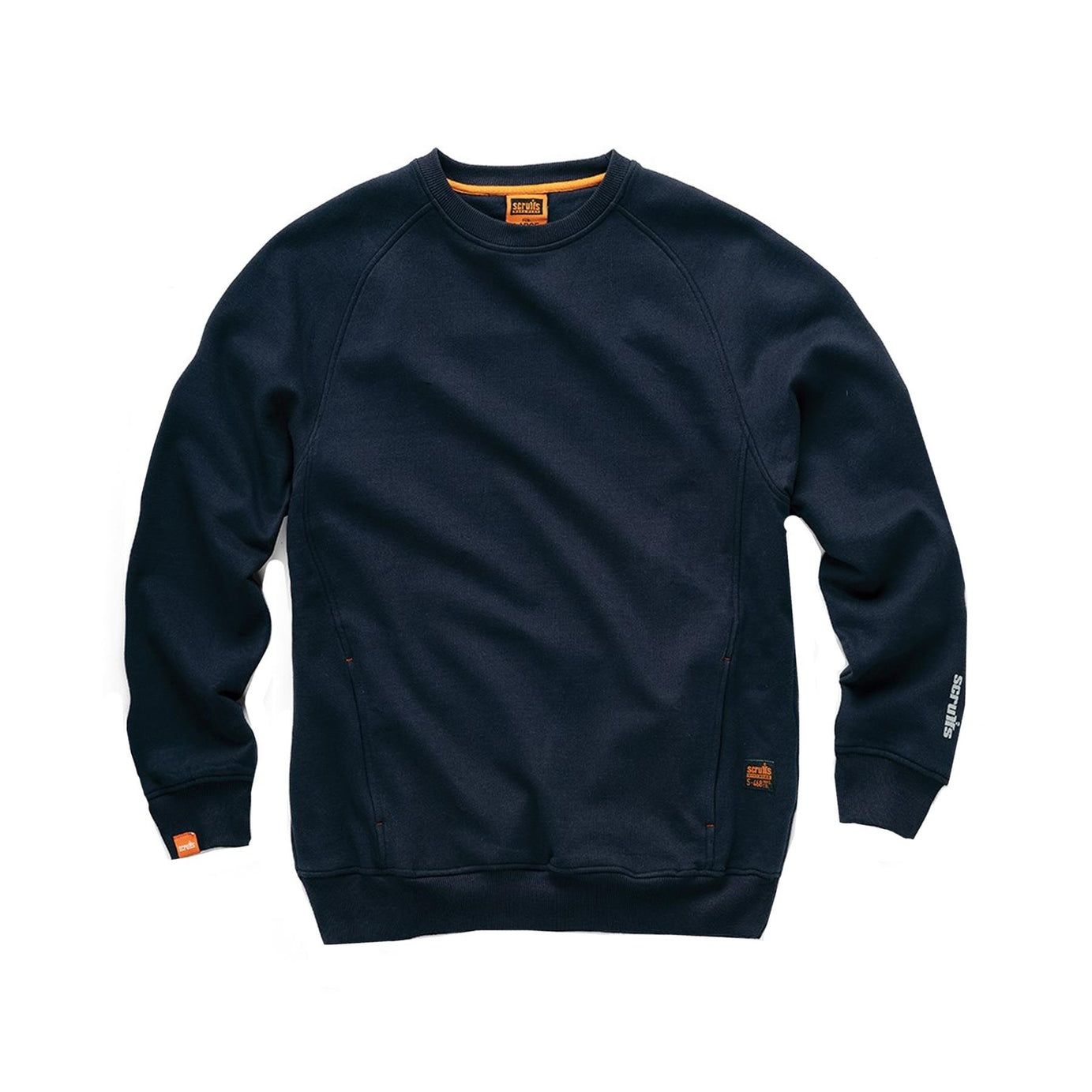 Scruffs Eco Worker Shirt Mens Work Sweatshirt Navy XS