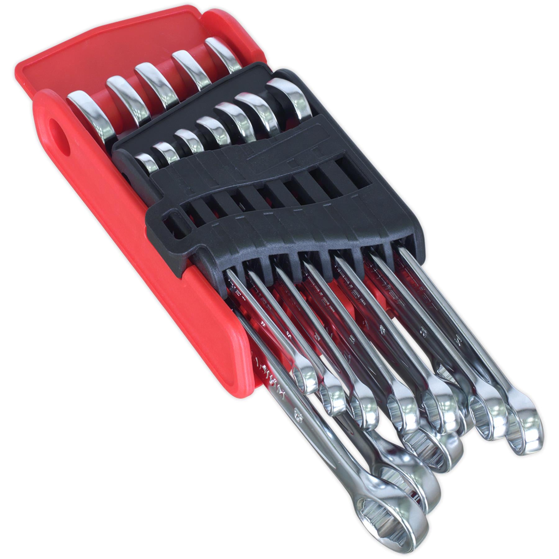 Sealey Combination Spanner Set 12pc Lock-On 6pt - Metric