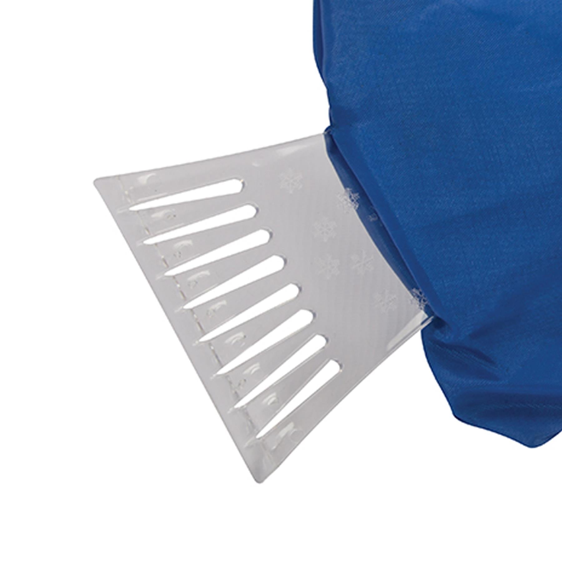 Ice Scraper & Mitt - One Size Insulated Nylon Mitt With Tough Plastic Blade