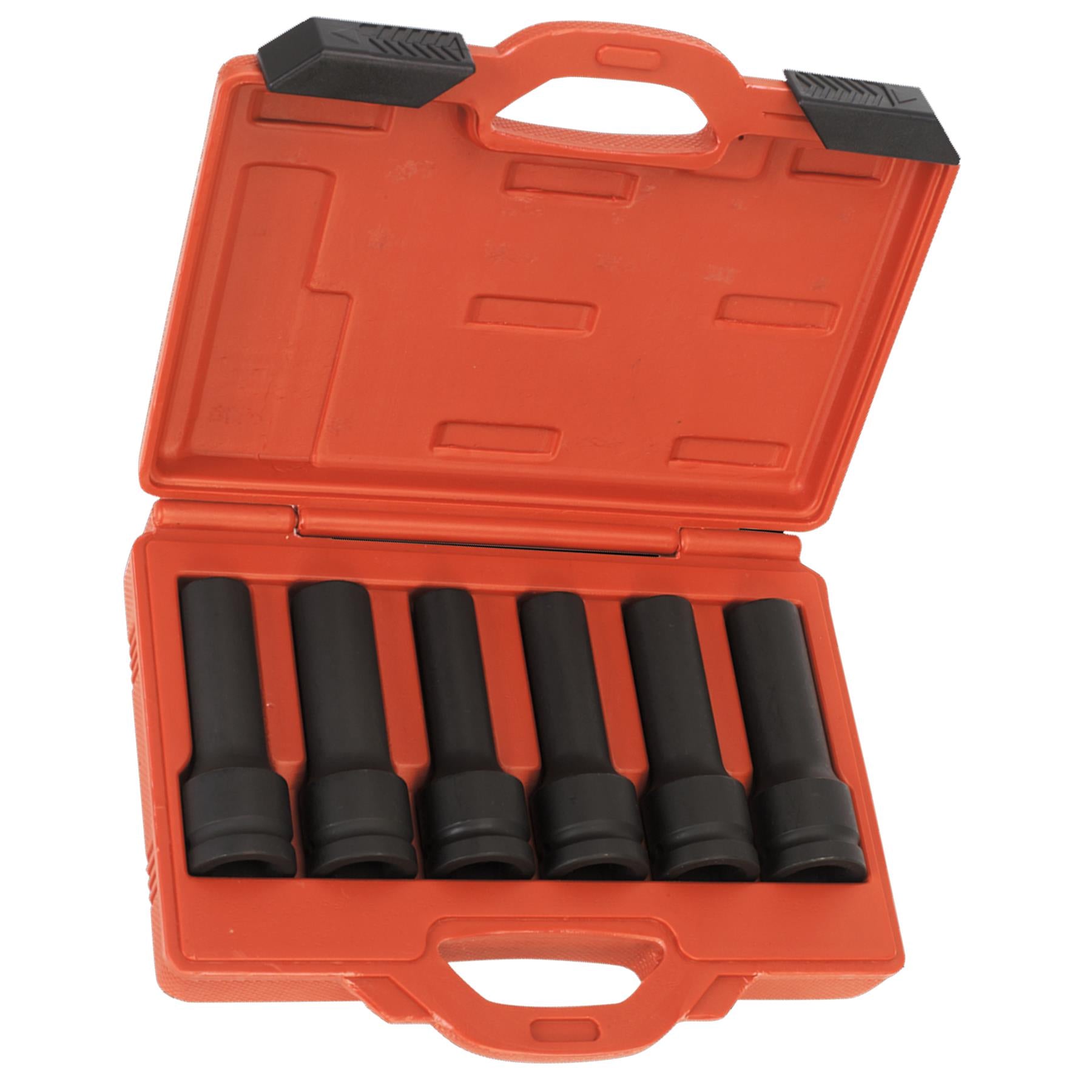 Sealey Impact 12pt & TRX-Star* Female Deep Socket Set 6pc 3/4"Sq Dr