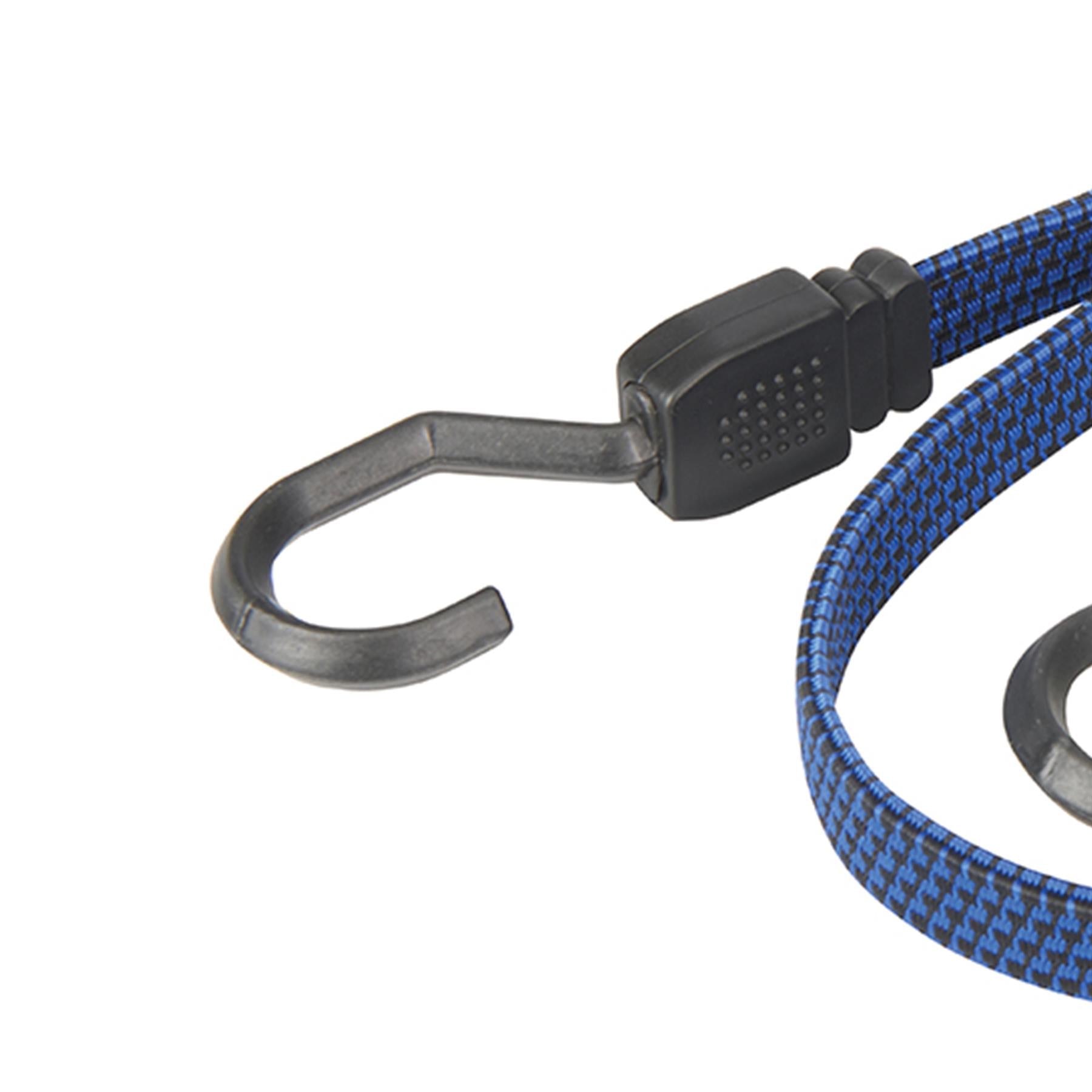 Flat Bungee Cord 889mm Secure Luguage Load In Car Vans Bicycle Racks New