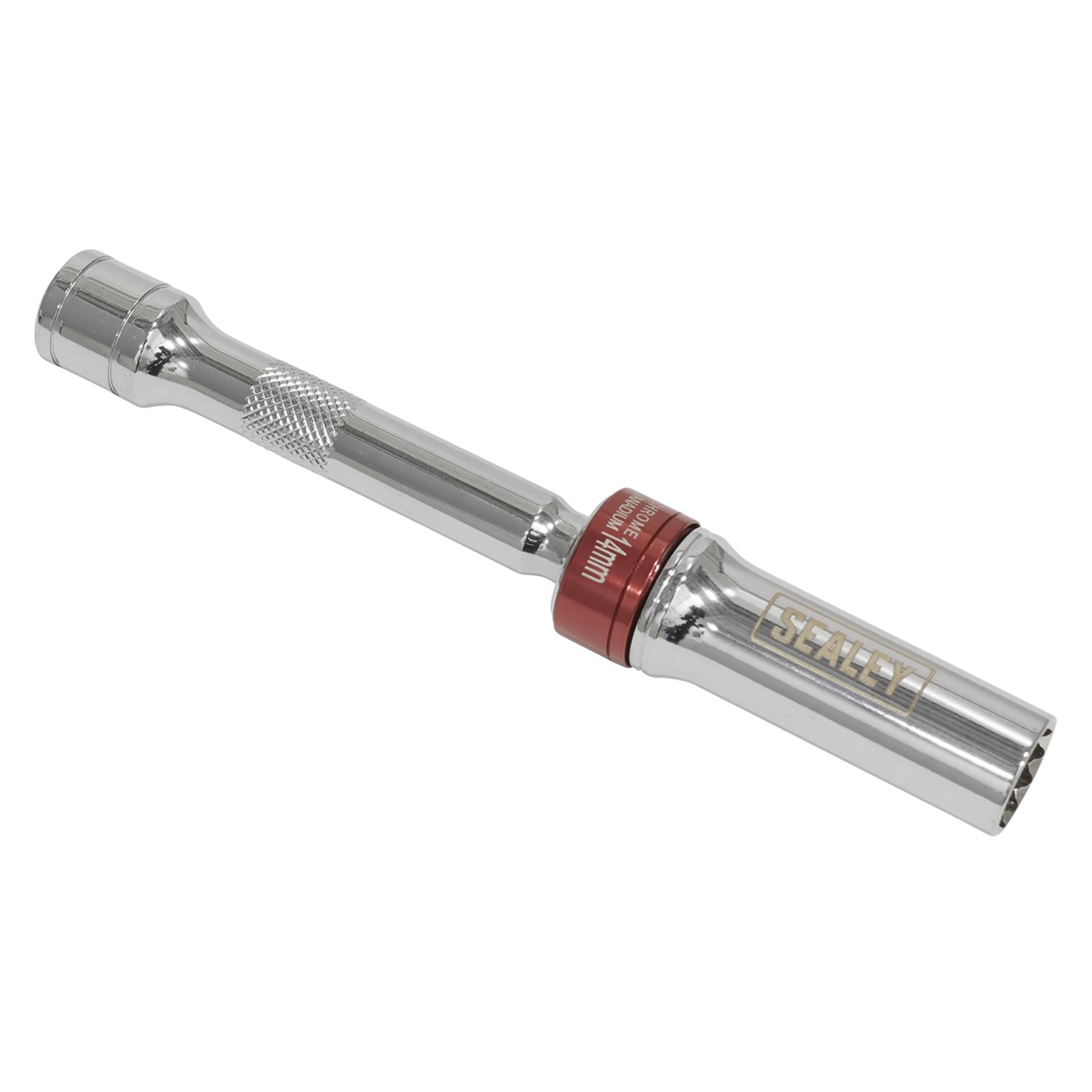Sealey Spark Plug Socket with UJ 14mm 3/8"Sq Drive 12-Point 150mm
