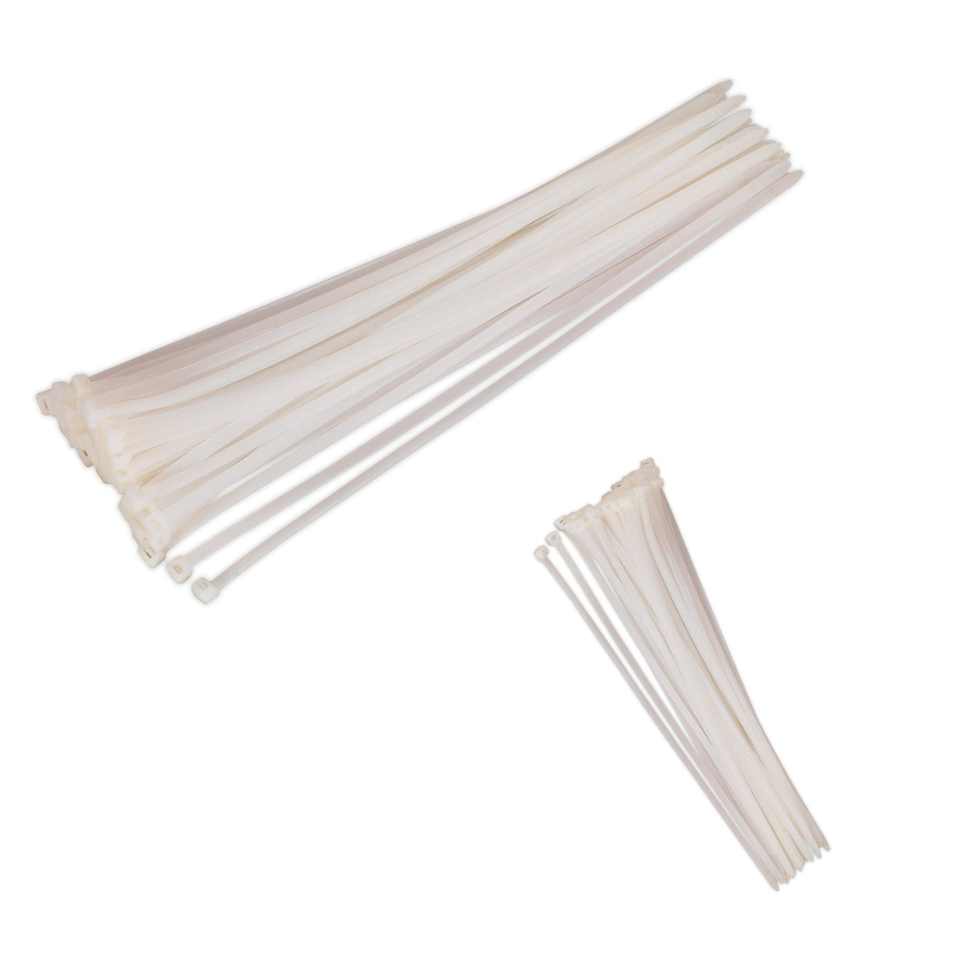 Sealey Cable Tie 450 x 7.6mm White Pack of 50