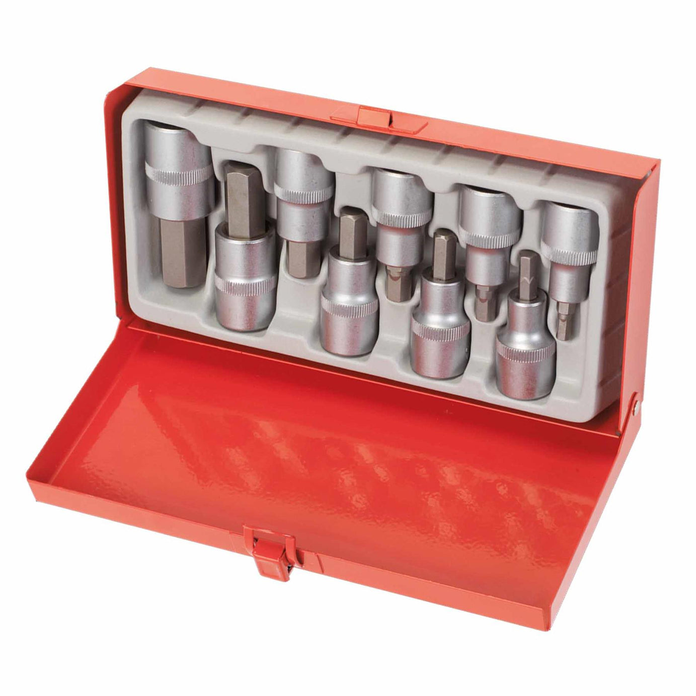 Sealey Hex Socket Bit Set 9pc 1/2"Sq Drive