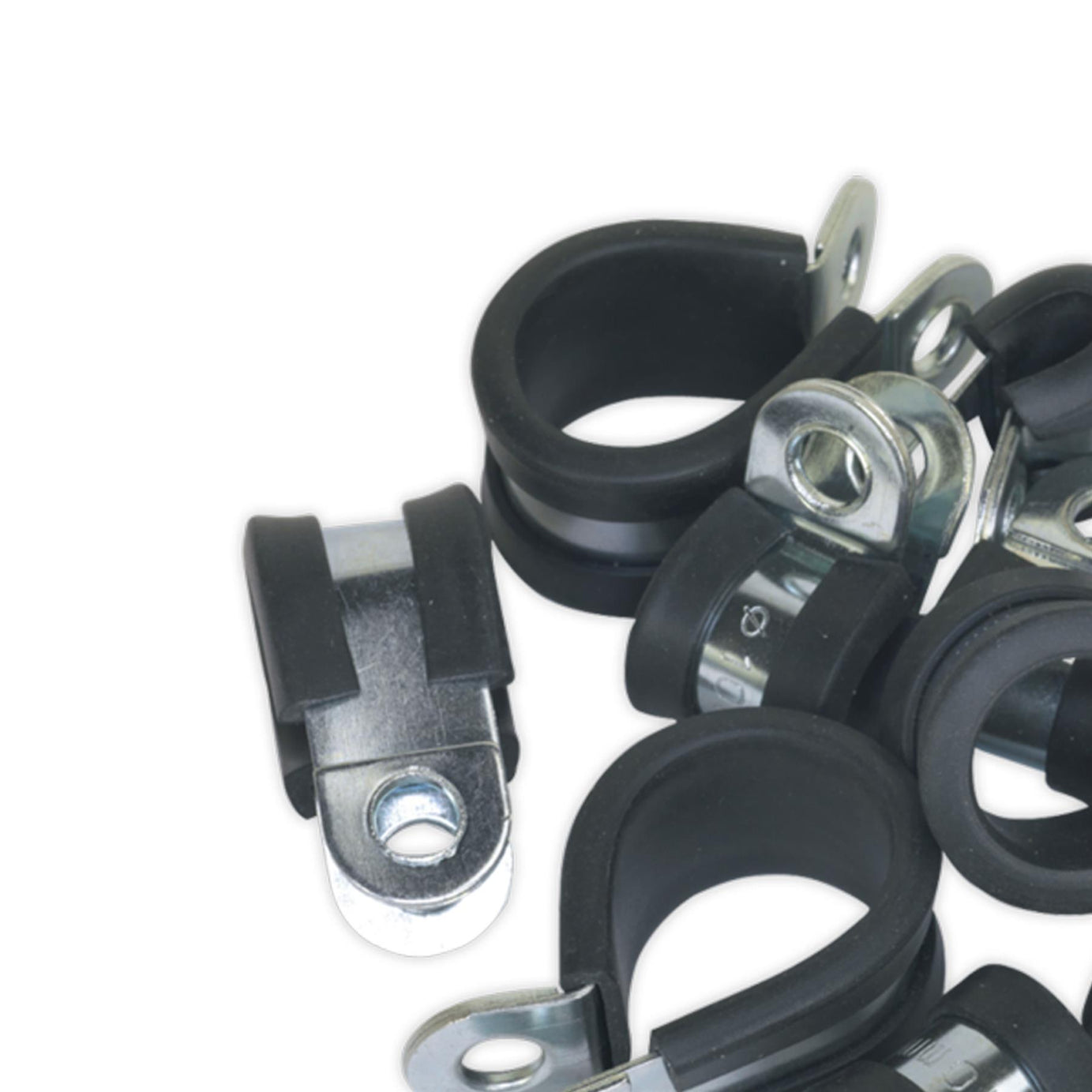 Sealey P-Clip Rubber Lined Assortment 60pc
