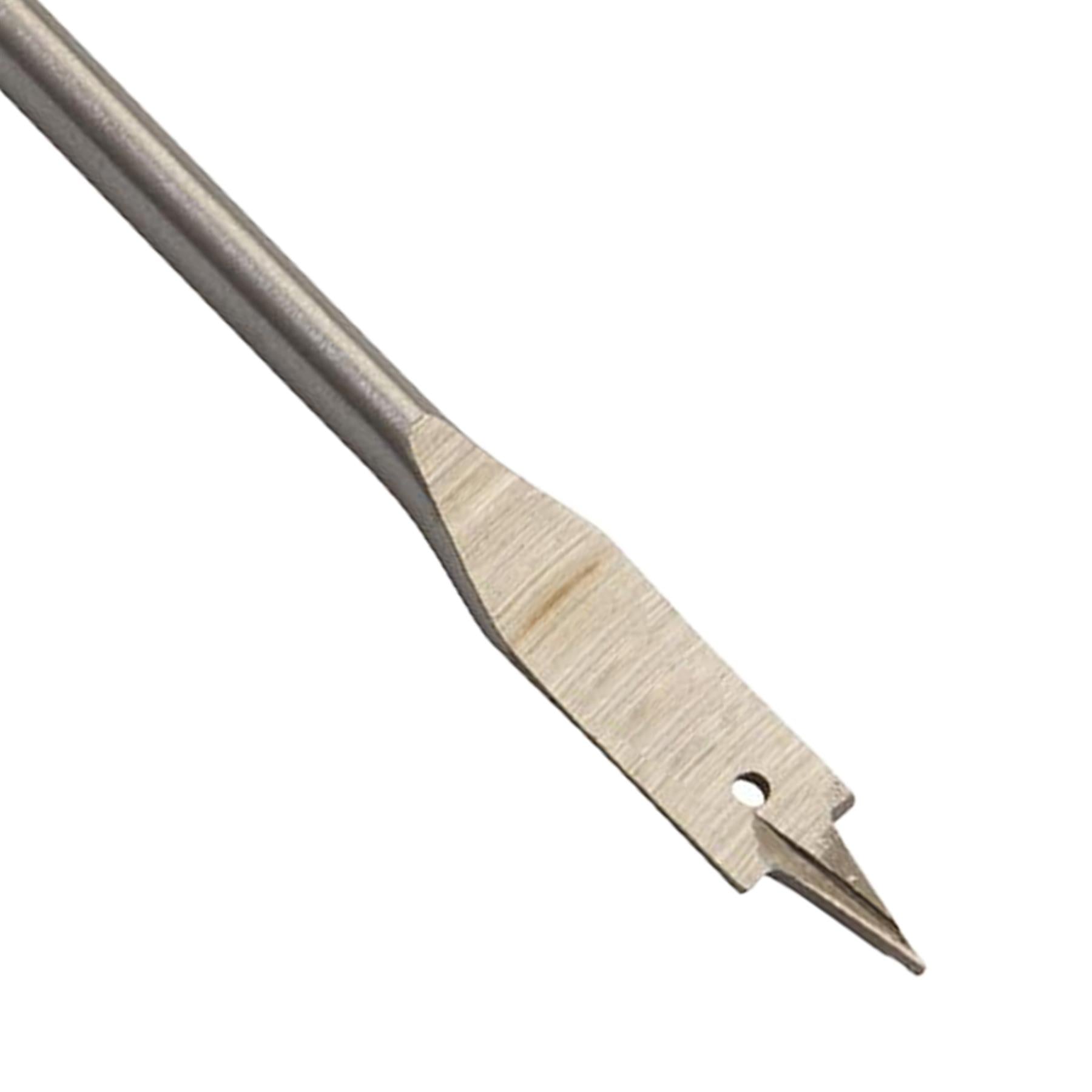 Flat Wood Drill Bit Set Titanium Hole Cutter Borer  Silver 13mm