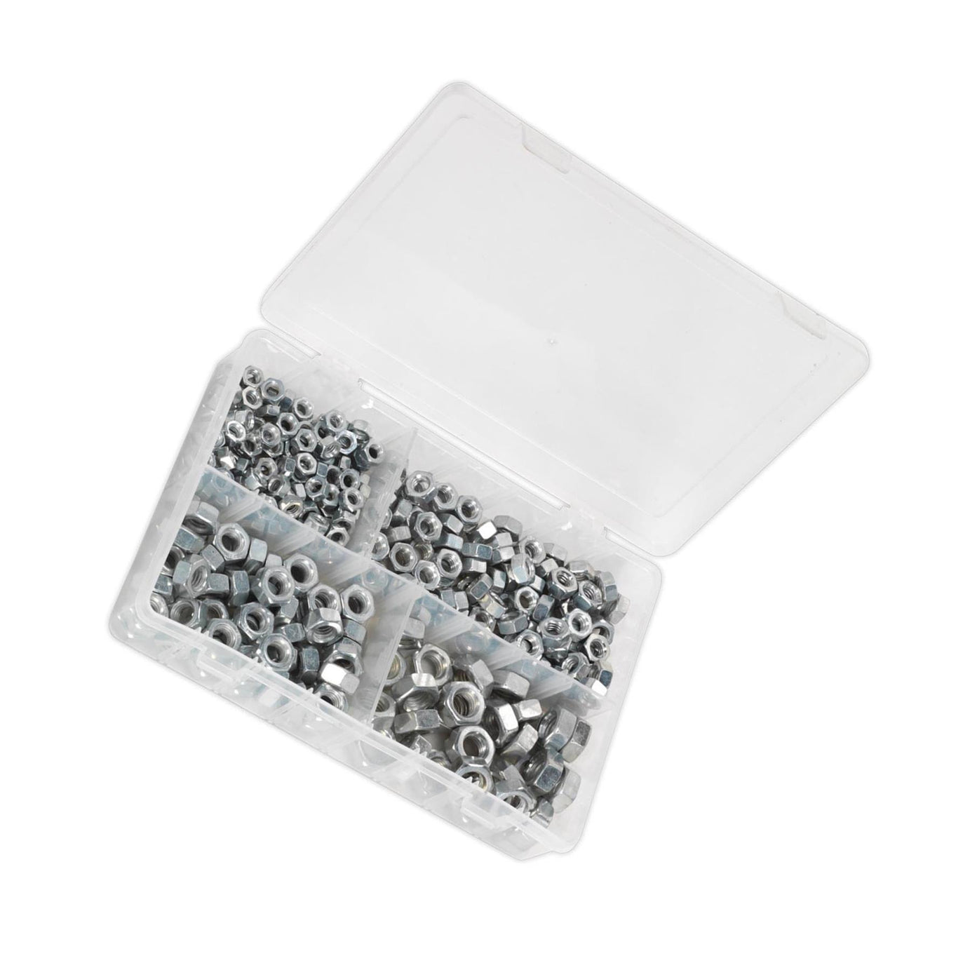 Sealey 320pcs Assorted 1/4"-1/2"UNF Stainless Steel Hex Screws & Socket Bolts
