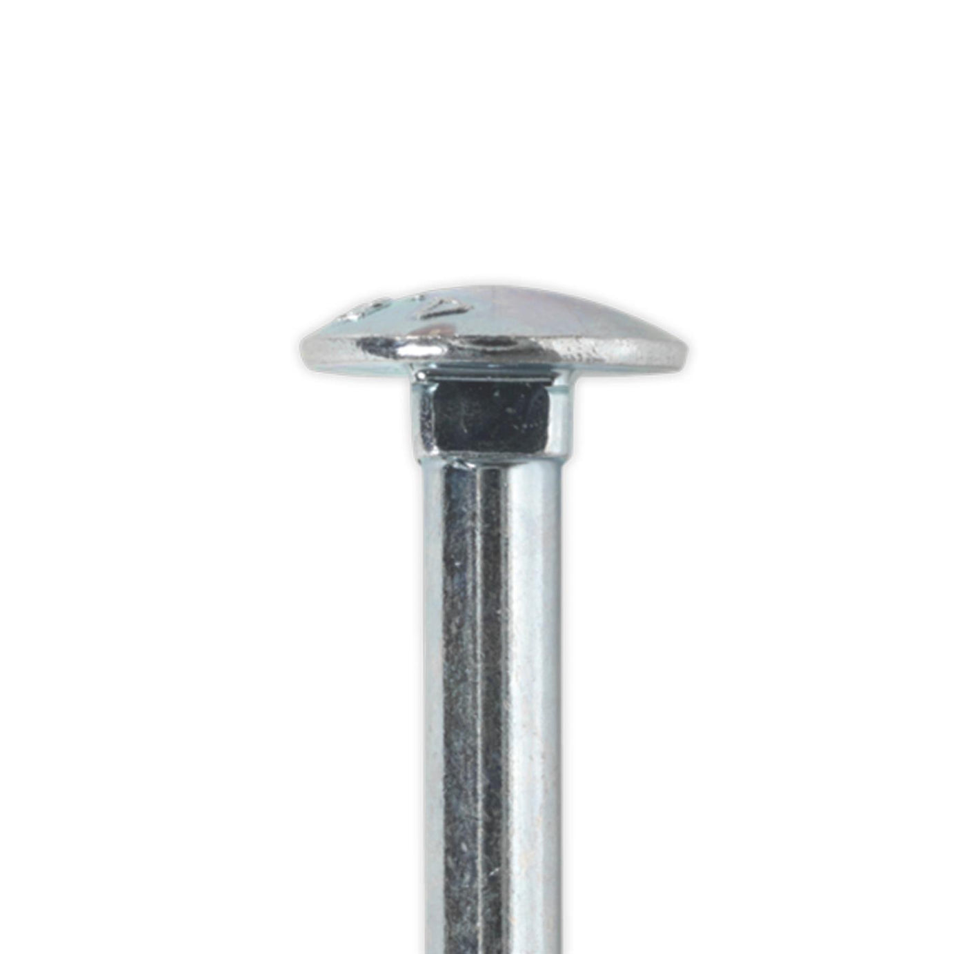 Sealey Coach Bolt & Nut DIN 603 - M8 x 75mm Zinc Pack of 50
