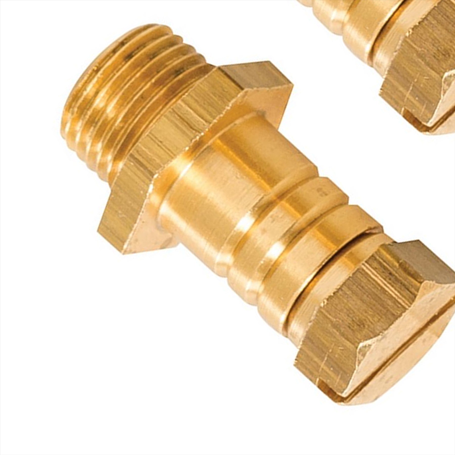 Pressure Test Nipple Corossion Resistant Polished Brass / General Use 3Pk