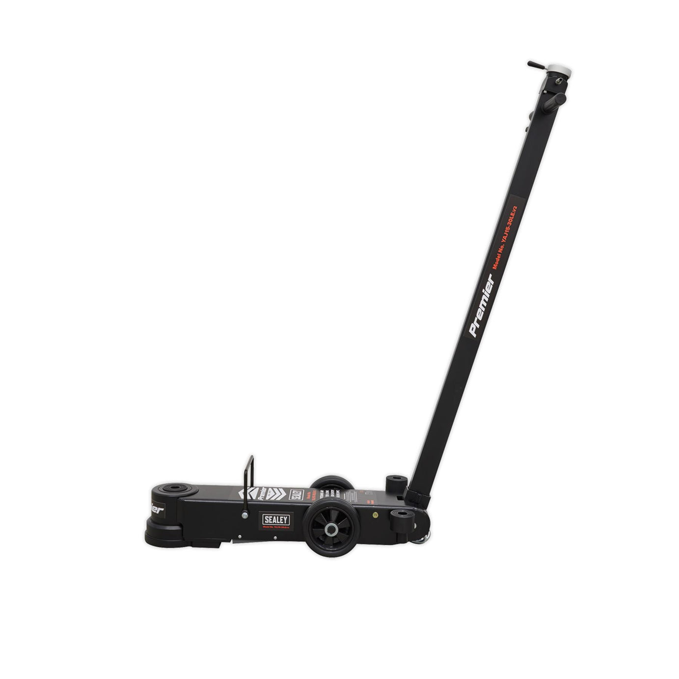 Sealey Air Operated Jack 15-30t Telescopic - Long Reach/Low Entry
