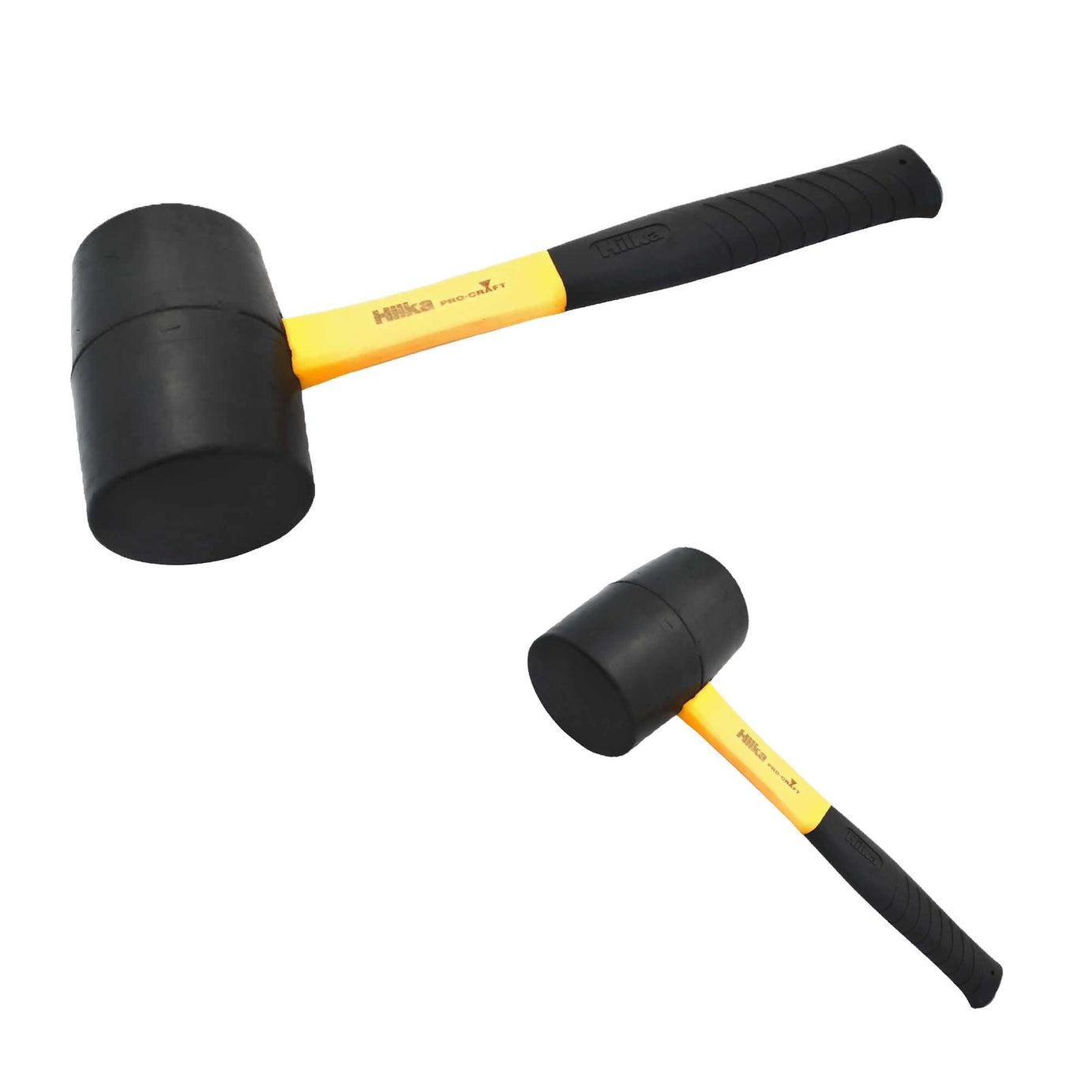 black rubber mallet