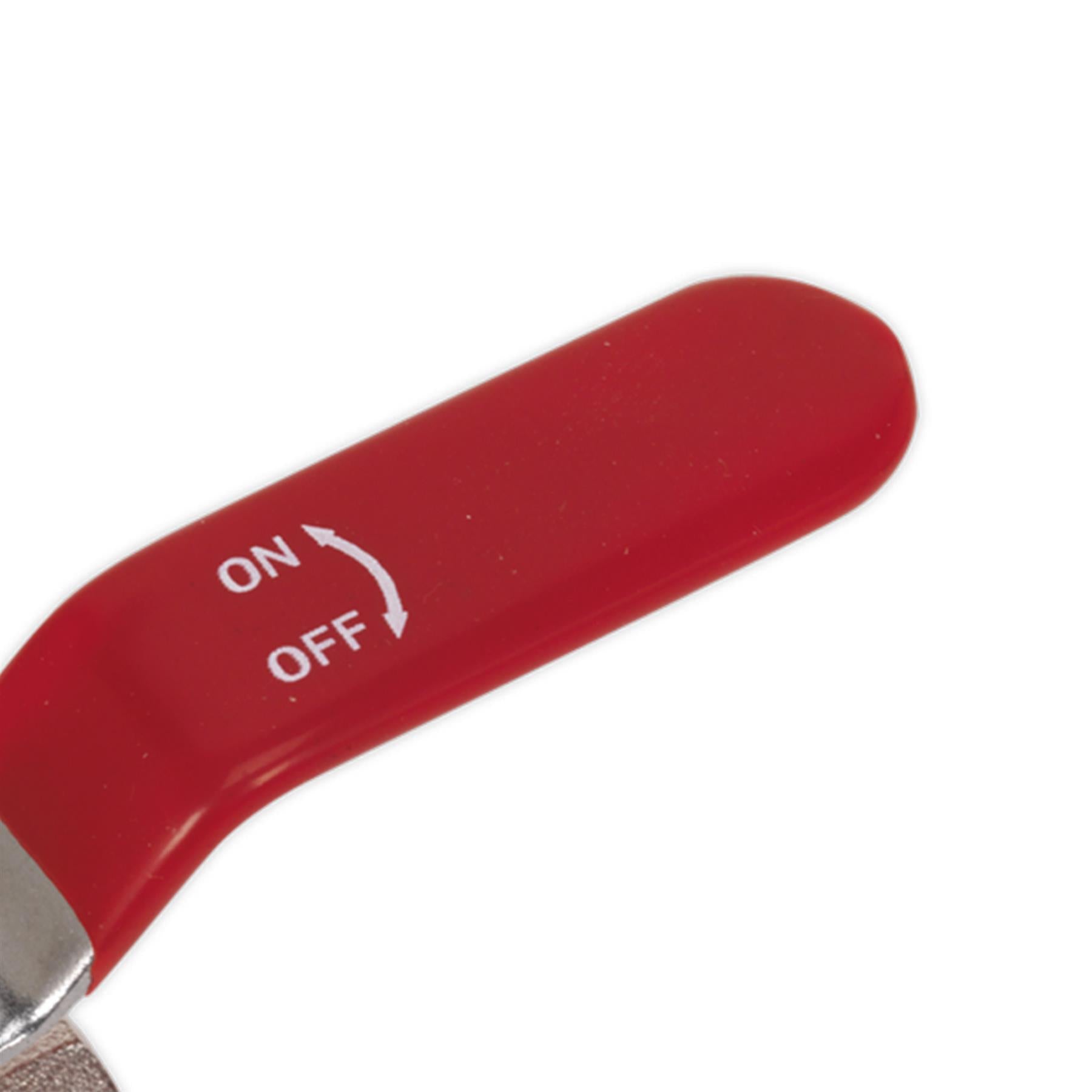 Sealey Lever Ball Valve 3/8"BSP (F) x 3/8"BSP (F)