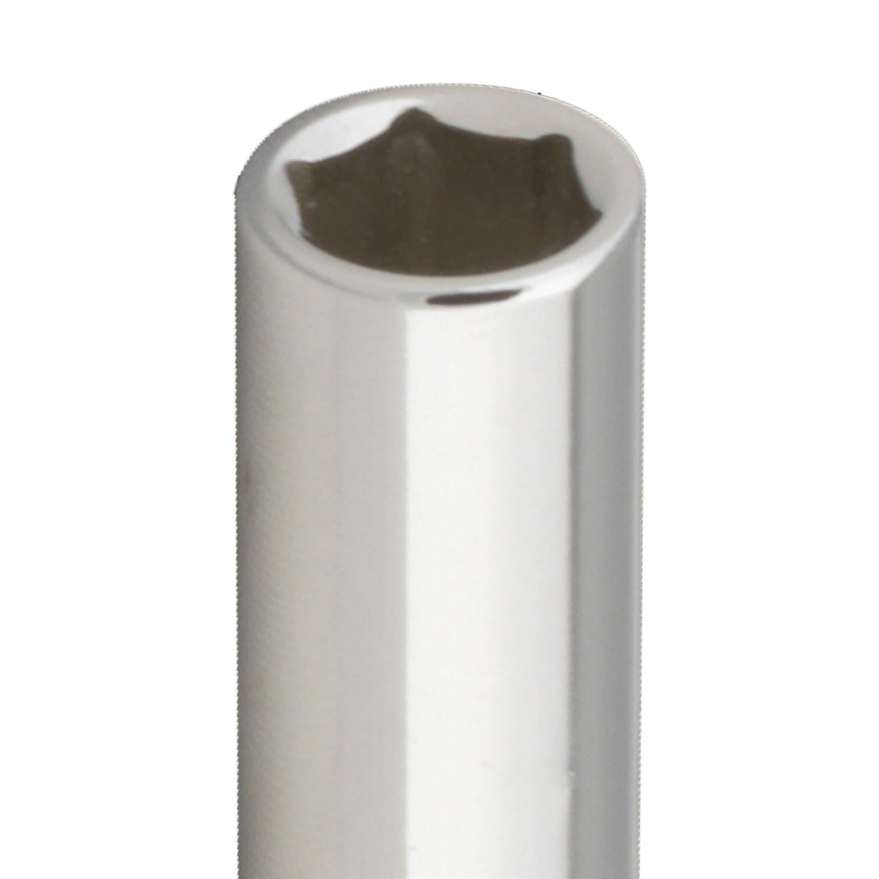 Sealey WallDrive Socket 8mm Deep 1/4"Sq Drive Fully Polished