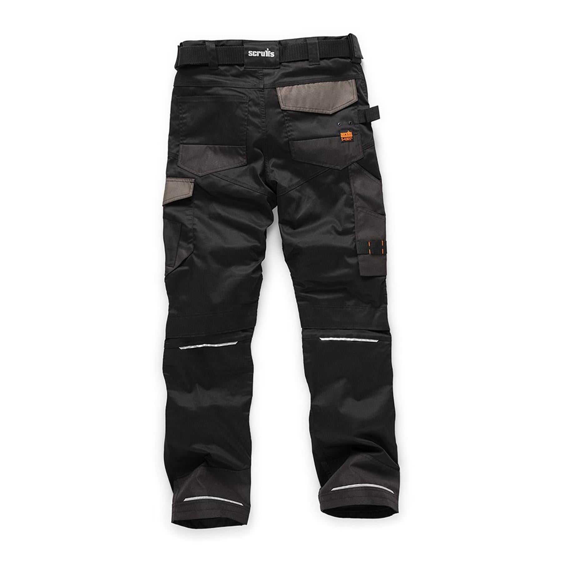 Scruffs Work Trouser Pro Flex Lightweight Slim Fit Hard Wearing Black 34S