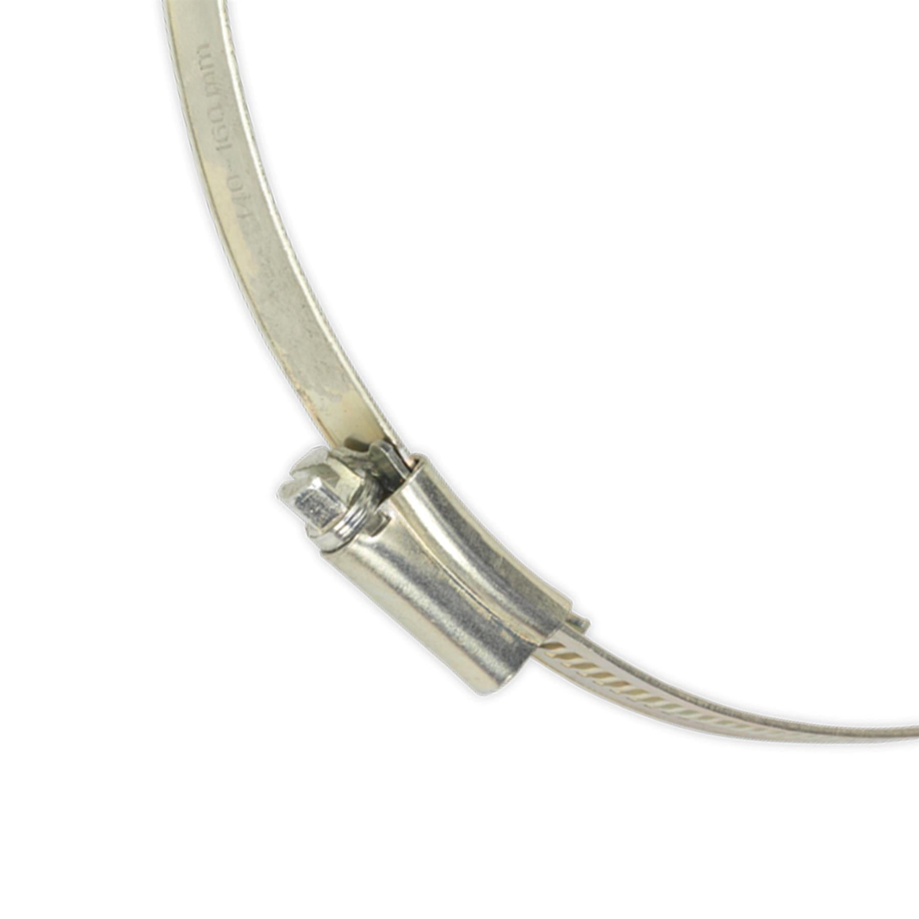 Sealey Hose Clip Zinc Plated 140-160mm Pack of 10