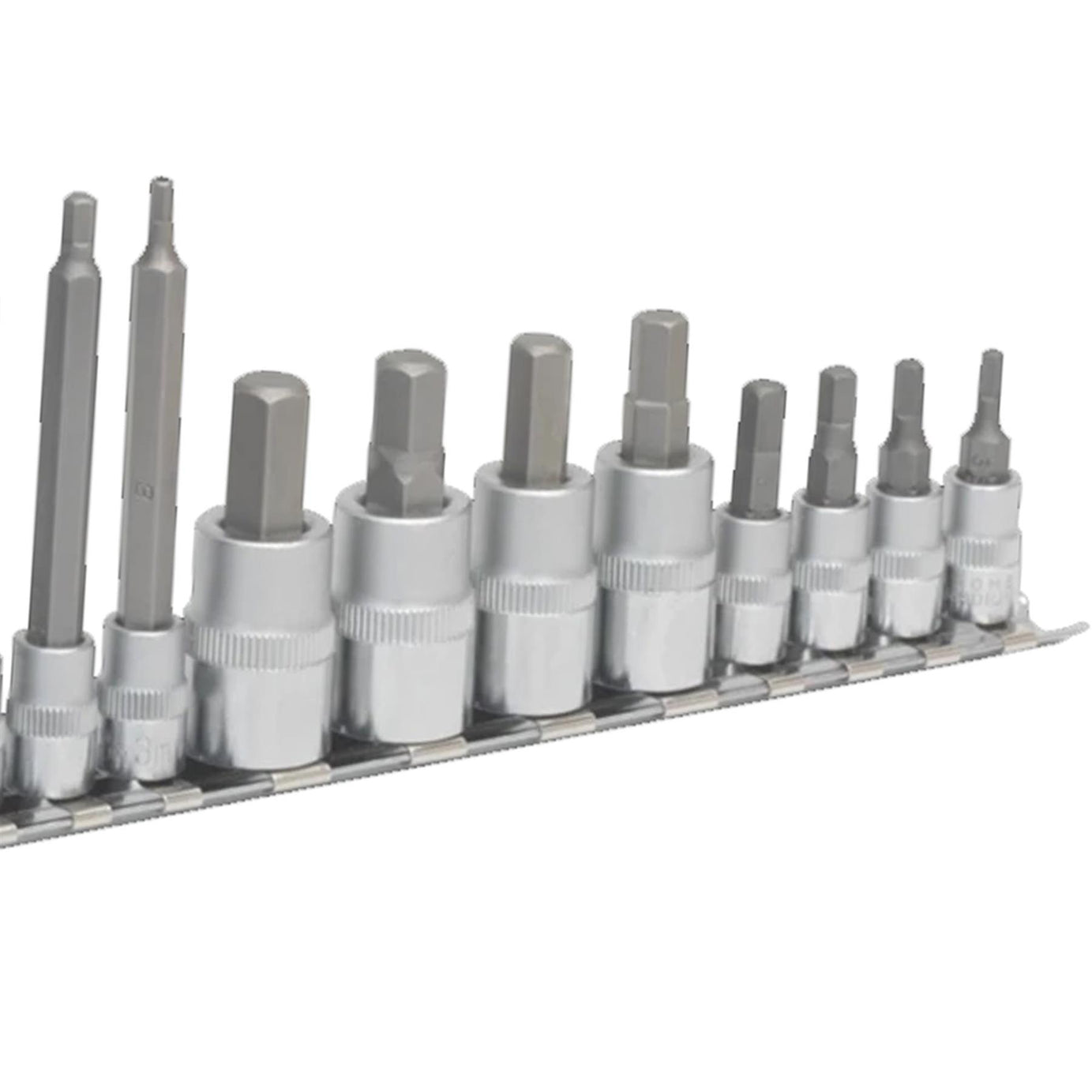 Sealey Hex Socket Bit Set 16pc 1/4" & 3/8"Sq Drive