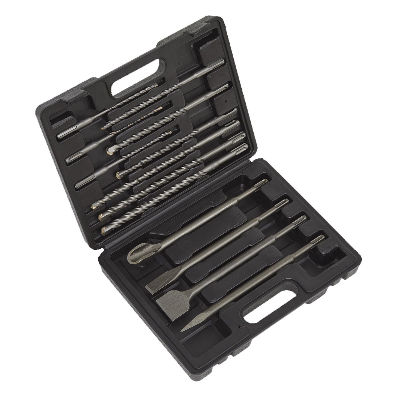 SDS Plus Drill Bit & Chisel Professional Quality Set 13Pc Sealey