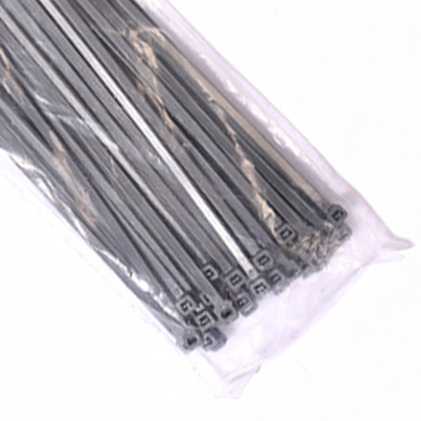 BlueSpot Cable Zip Ties 50pce Silver Nylon Wraps High Quality Strong 4.8mm X 250mm