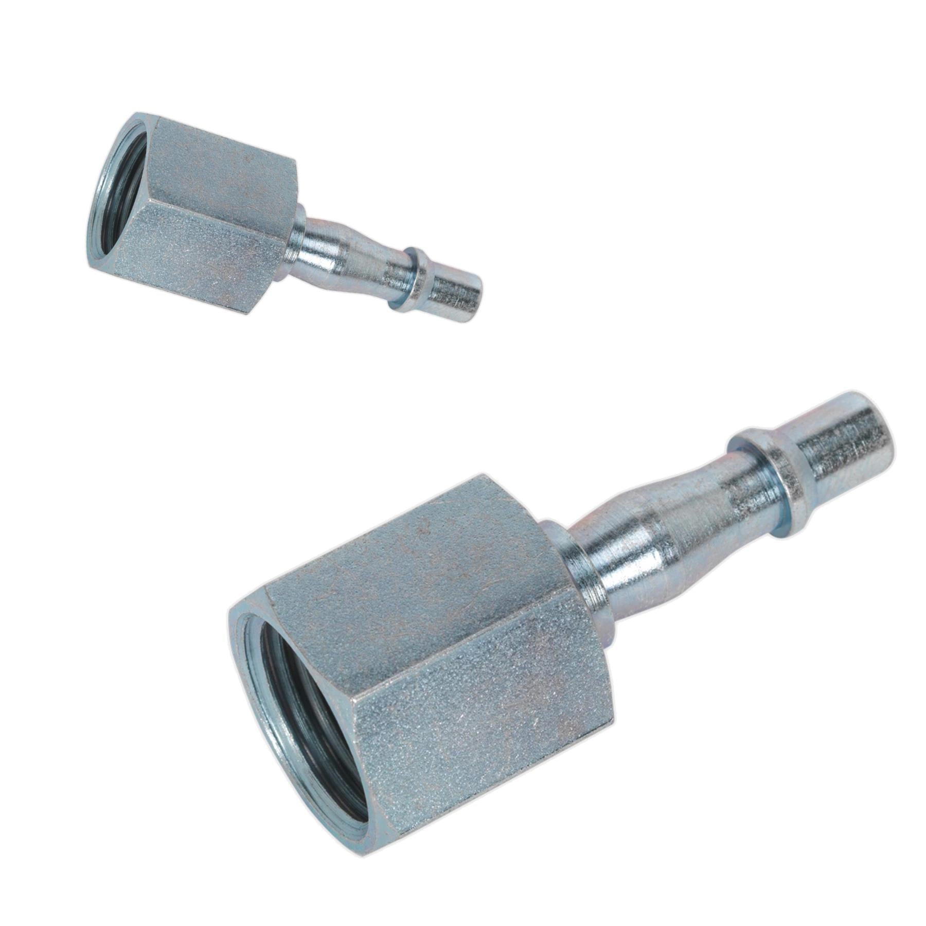 Sealey Screwed Adaptor Female 1/2"BSP Pack of 5 Air Line Couplings & Fittings