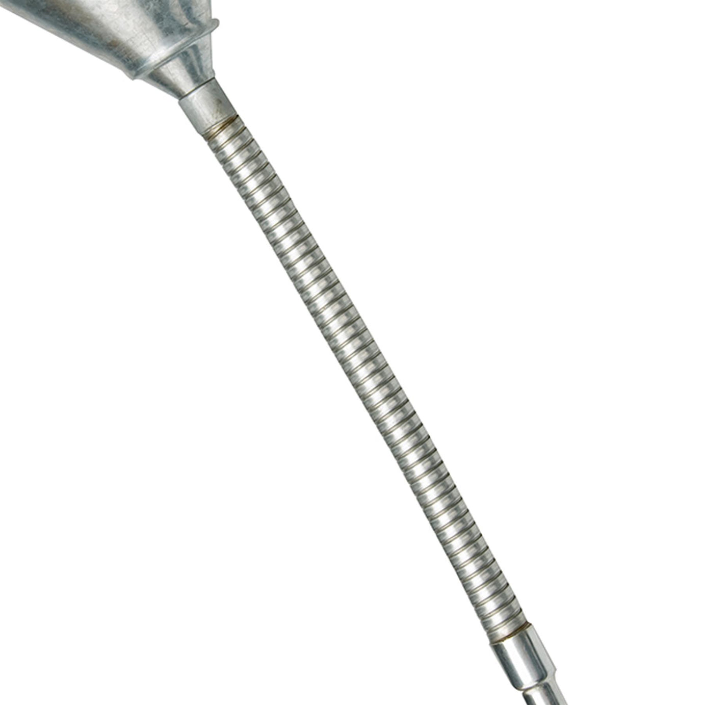 Flexible Steel Funnel - 150mm Dia. - Fitted With A Mesh Particle Filter