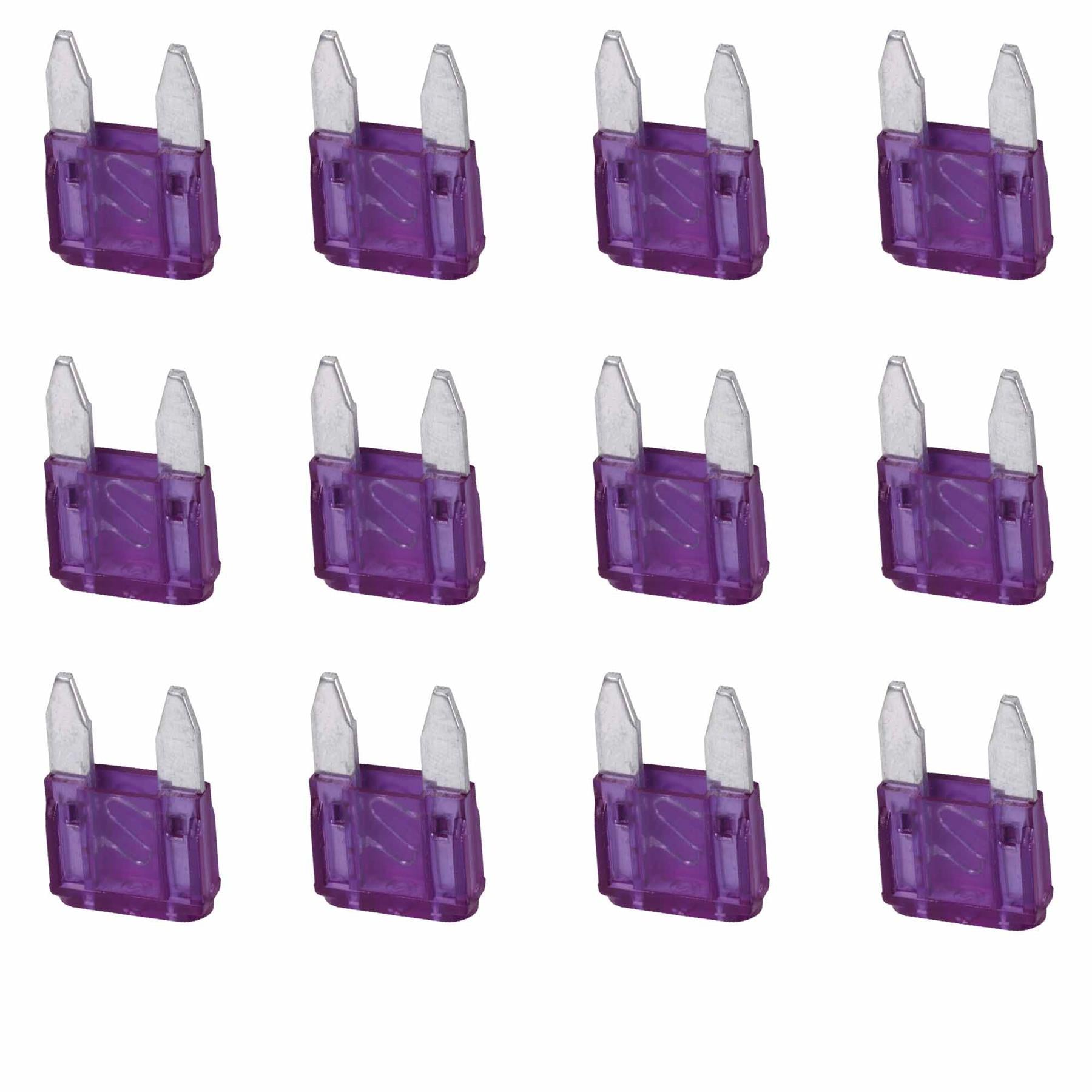 Sealey Automotive MINI Blade Fuse 3A Pack of 50