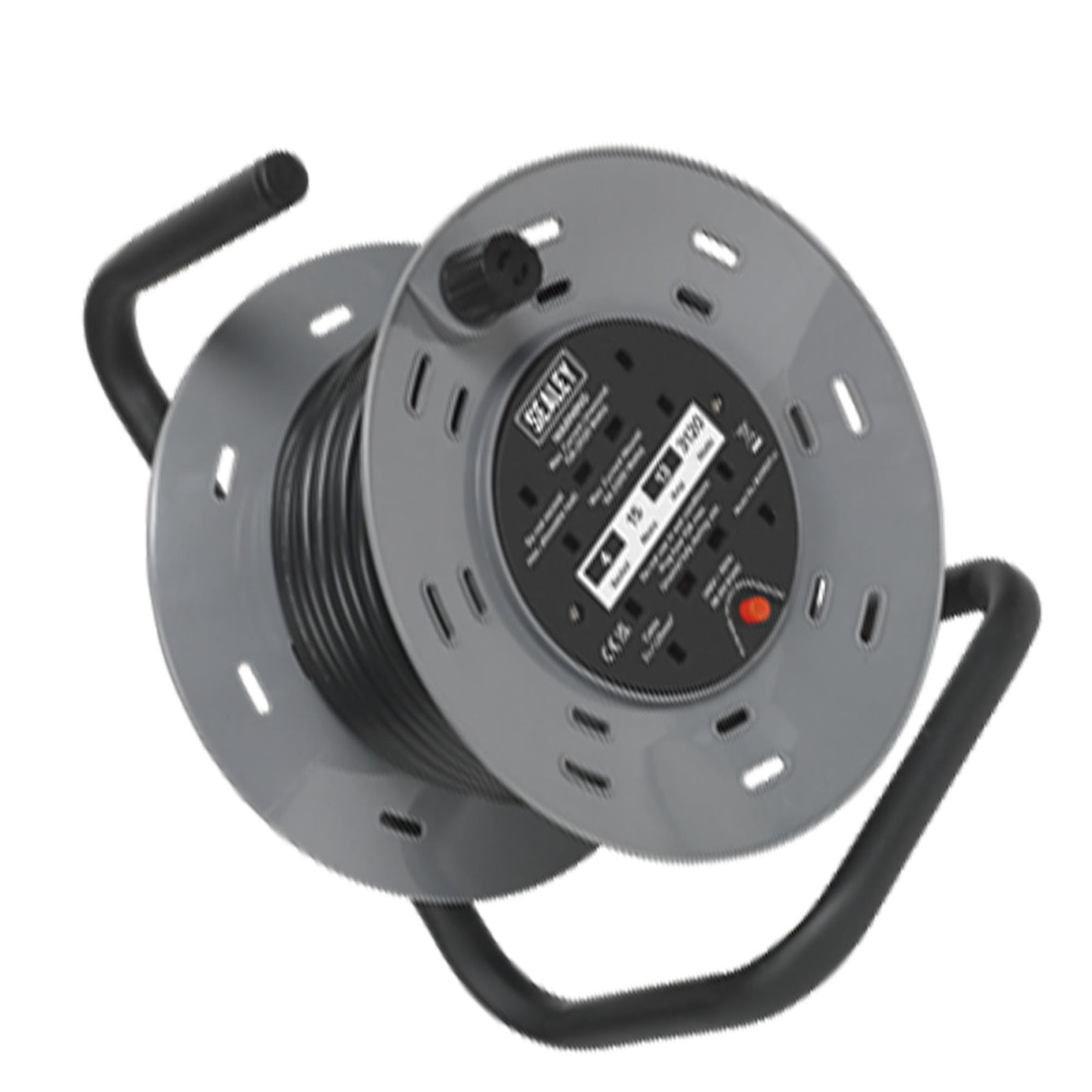 Sealey Cable Reel 15m 4 x 230V Thermal Trip