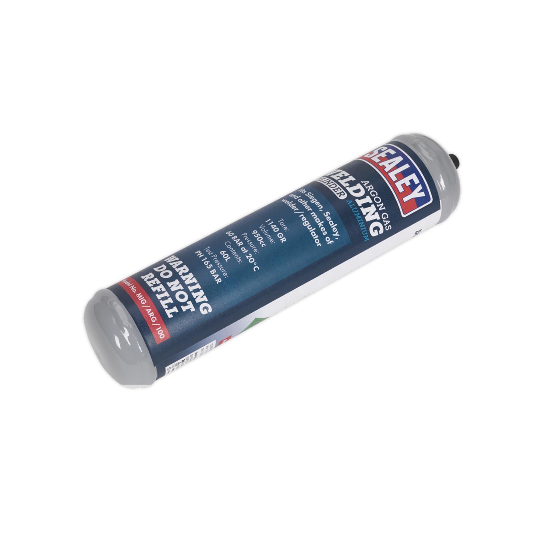 Sealey Gas Cylinder Disposable Argon 60L