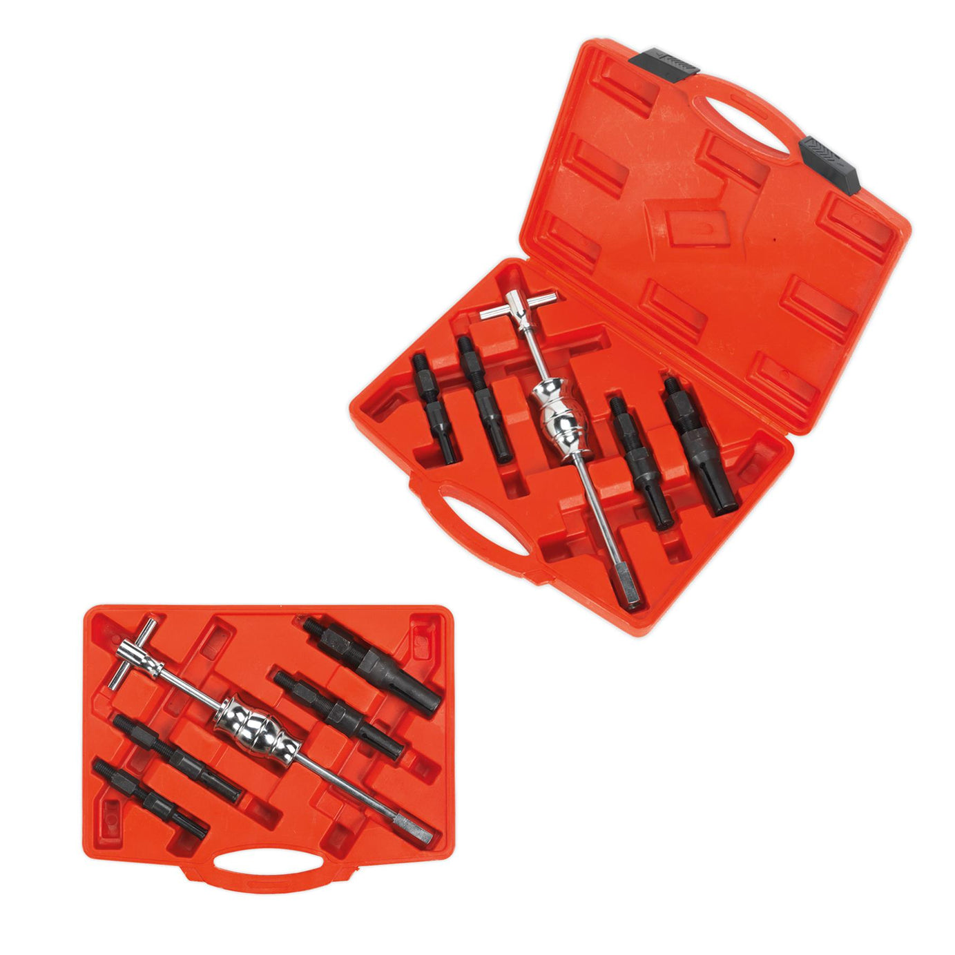 Sealey Blind Bearing Puller Set 5pc Medium stroke Slide Hammer Storage Case