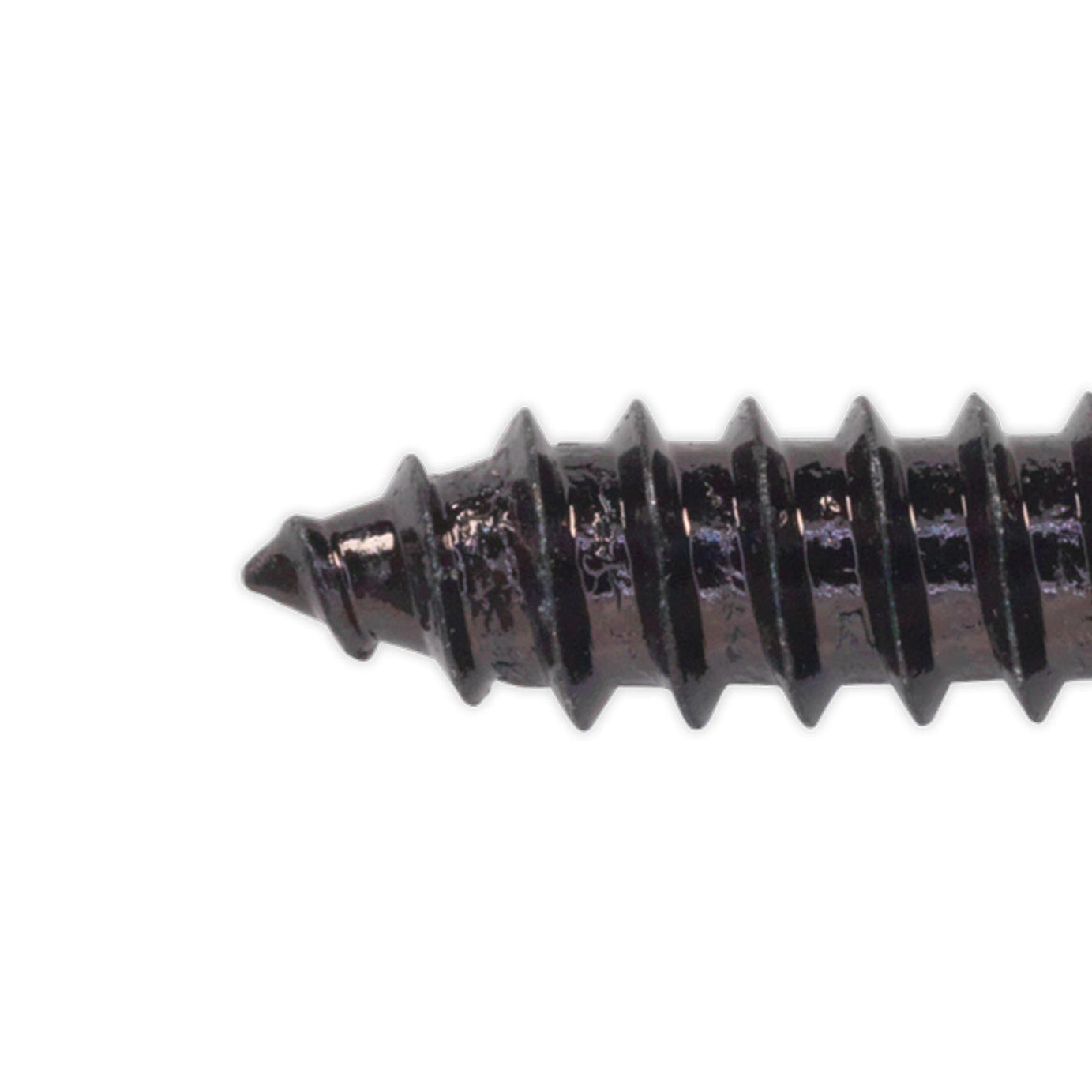 Sealey Self Tapping Screw 4.8 x 19mm Flanged Head Black Pozi Pack o