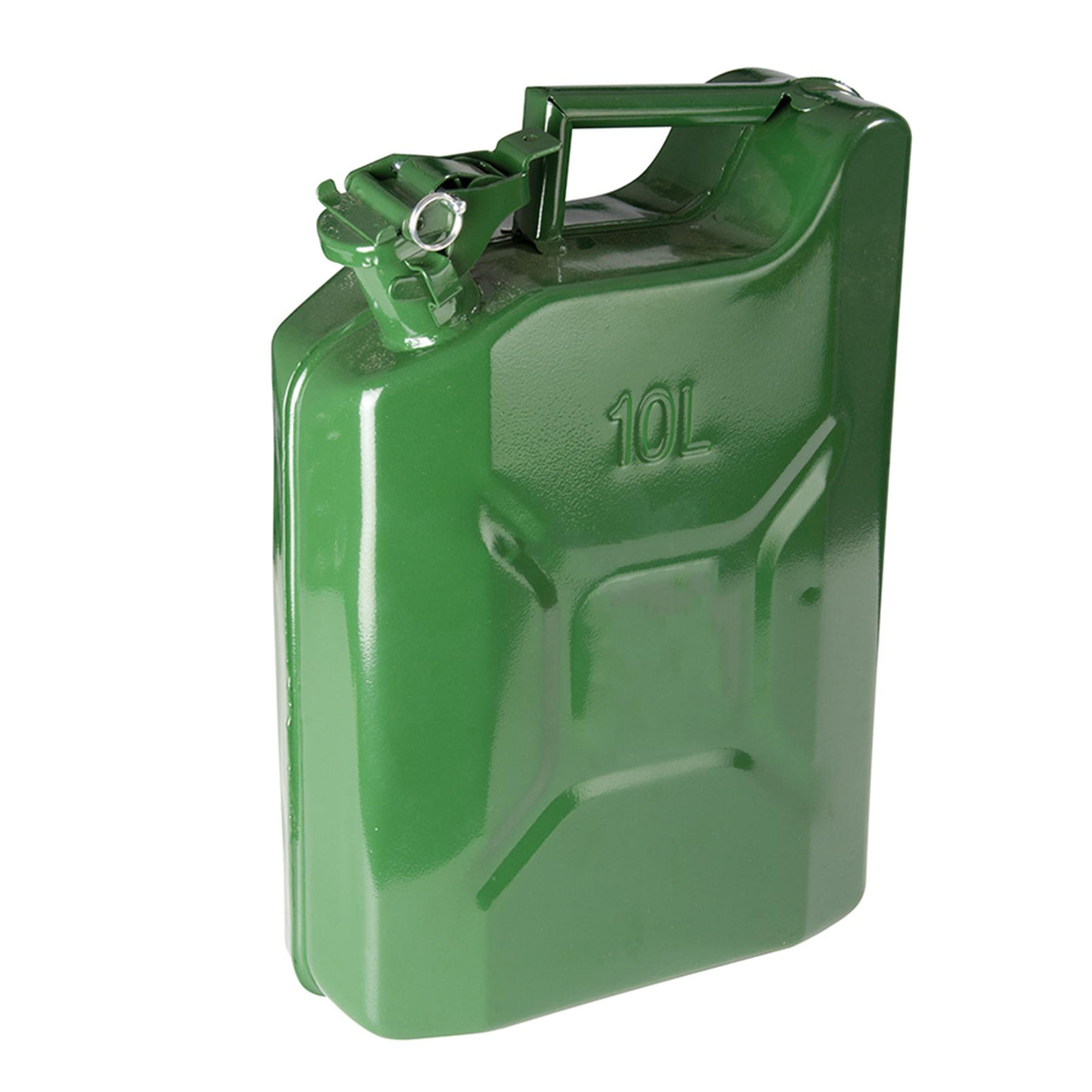 Jerry Can 10Ltr Strong Metal Durable Mechanic Garage Emergency Military Camping