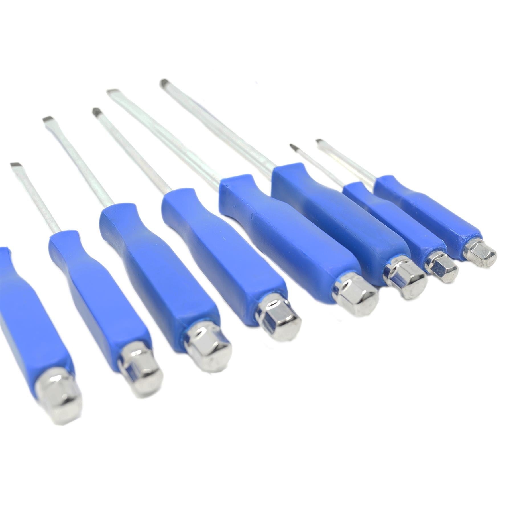 Magnetic Screwdriver Set With Hex Impact Bolster Handle Heavy Duty Screwdrivers