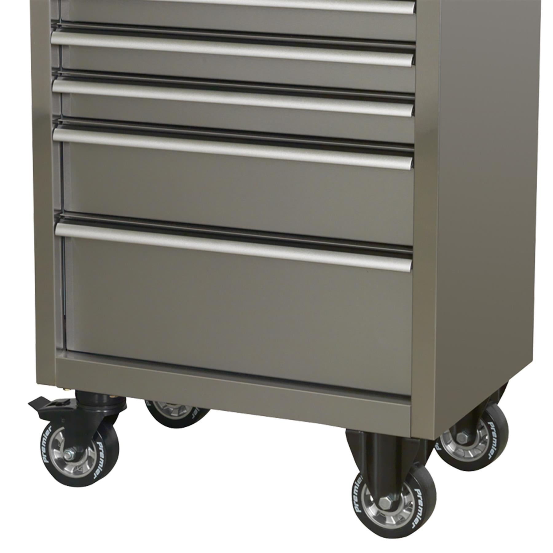 Sealey Rollcab 6 Drawer 675mm Stainless Steel Heavy-Duty