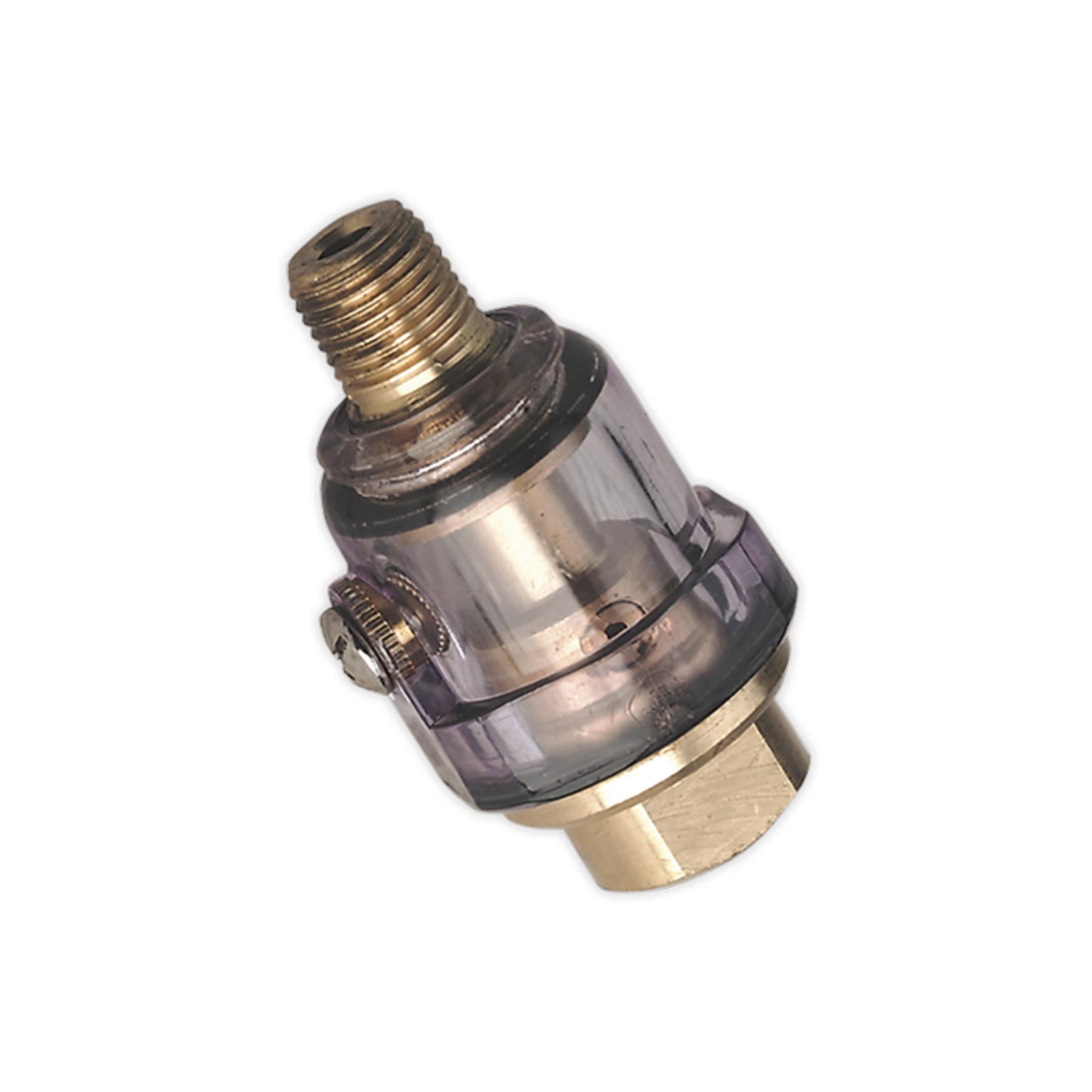 Sealey Mini In-Line Air Tool Oiler 1/4"BSP with Filler