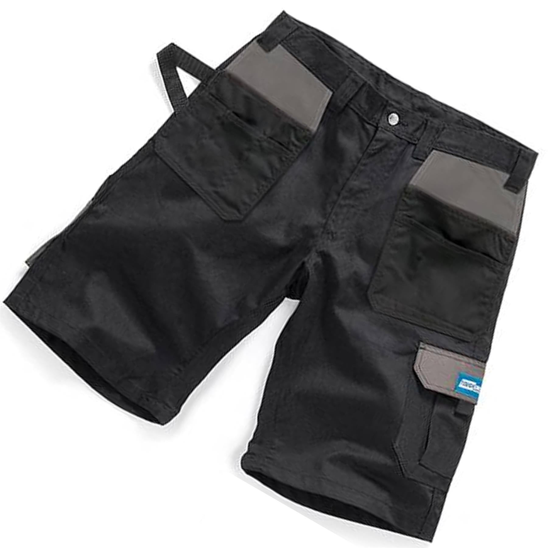 Tough Grit Holster Work Shorts Trade Flex Holster Shorts Black 36"W