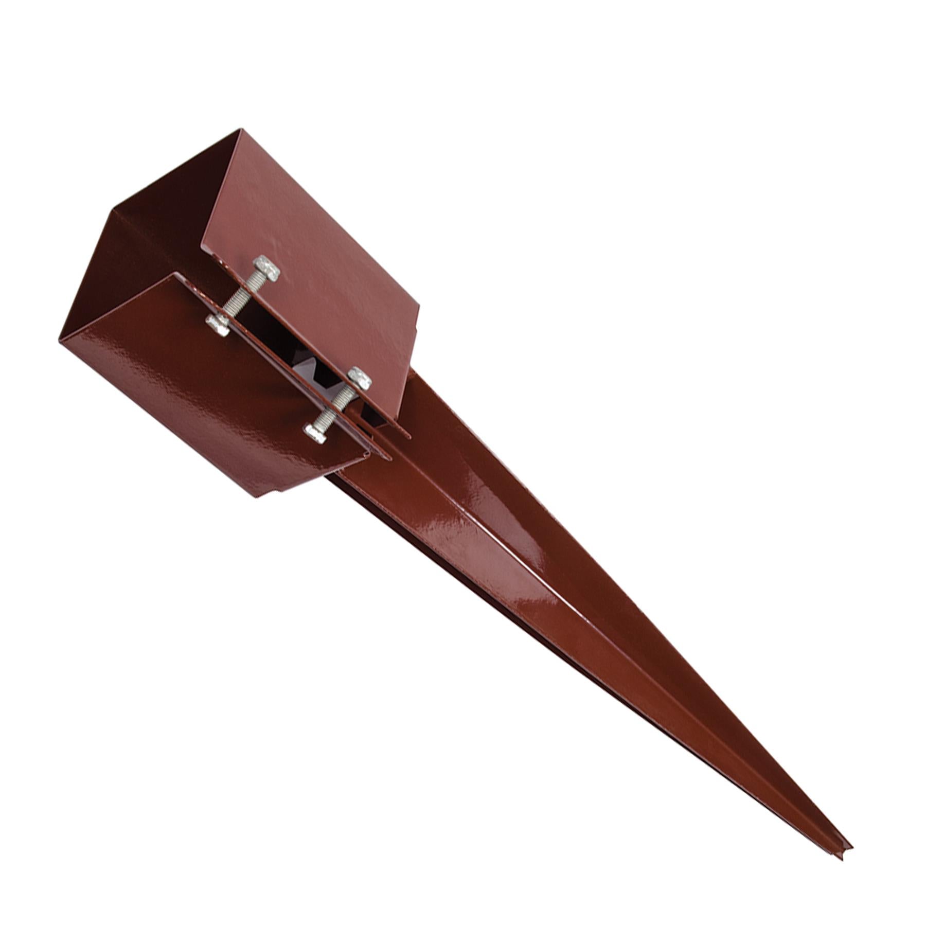 Fence Post Spike Support Holders Drive Down 750 mm 4" Anchor Like Metpost