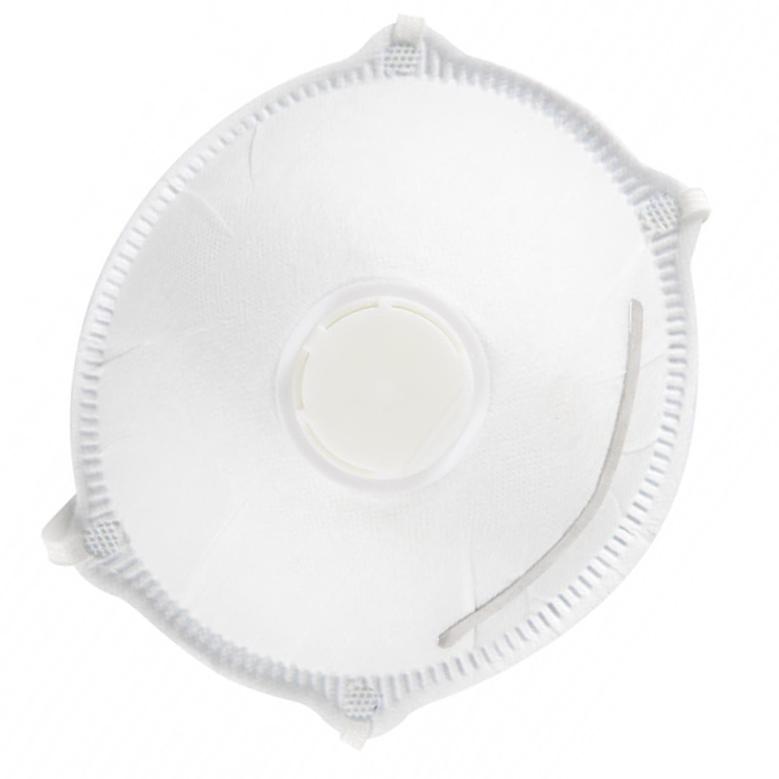 BlueSpot 3Pce Dust Mask With Valve Adjustable Metal Nose Dust Liquid Aerosols Protection New