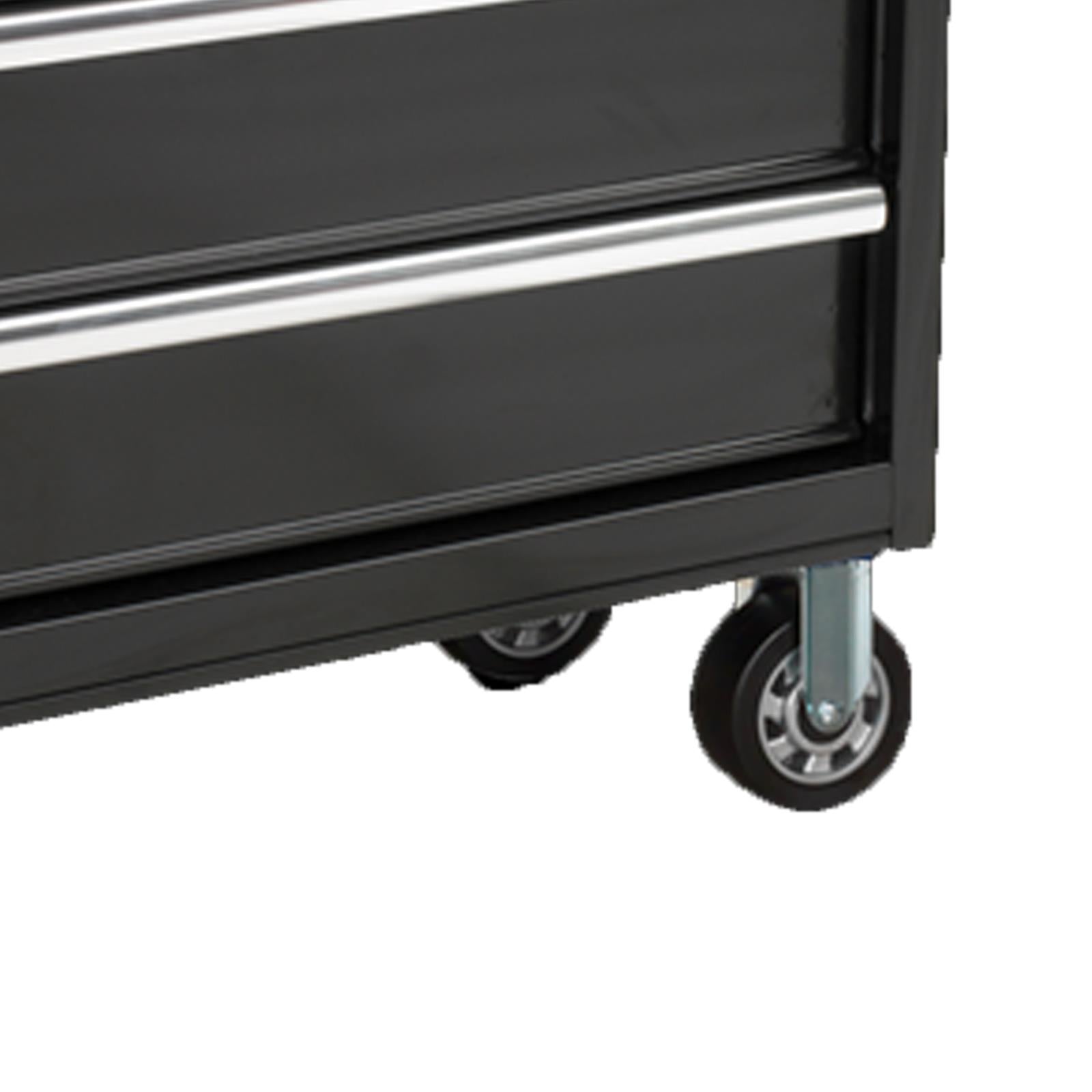 Rollcab 7 Drawer With Ball Bearing Slides - Black From Sealey AP33479B Syd
