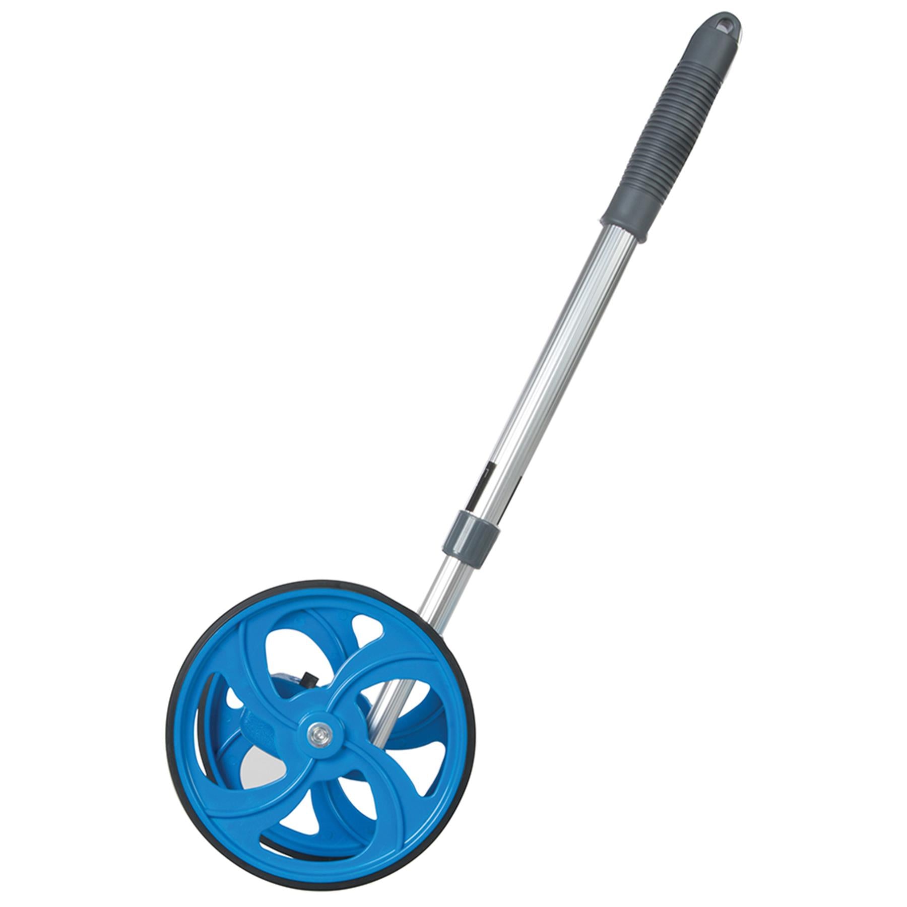 Mini Measuring Wheel 0 - 9999.9M Telescopic Handle With Rubber Grip Kit