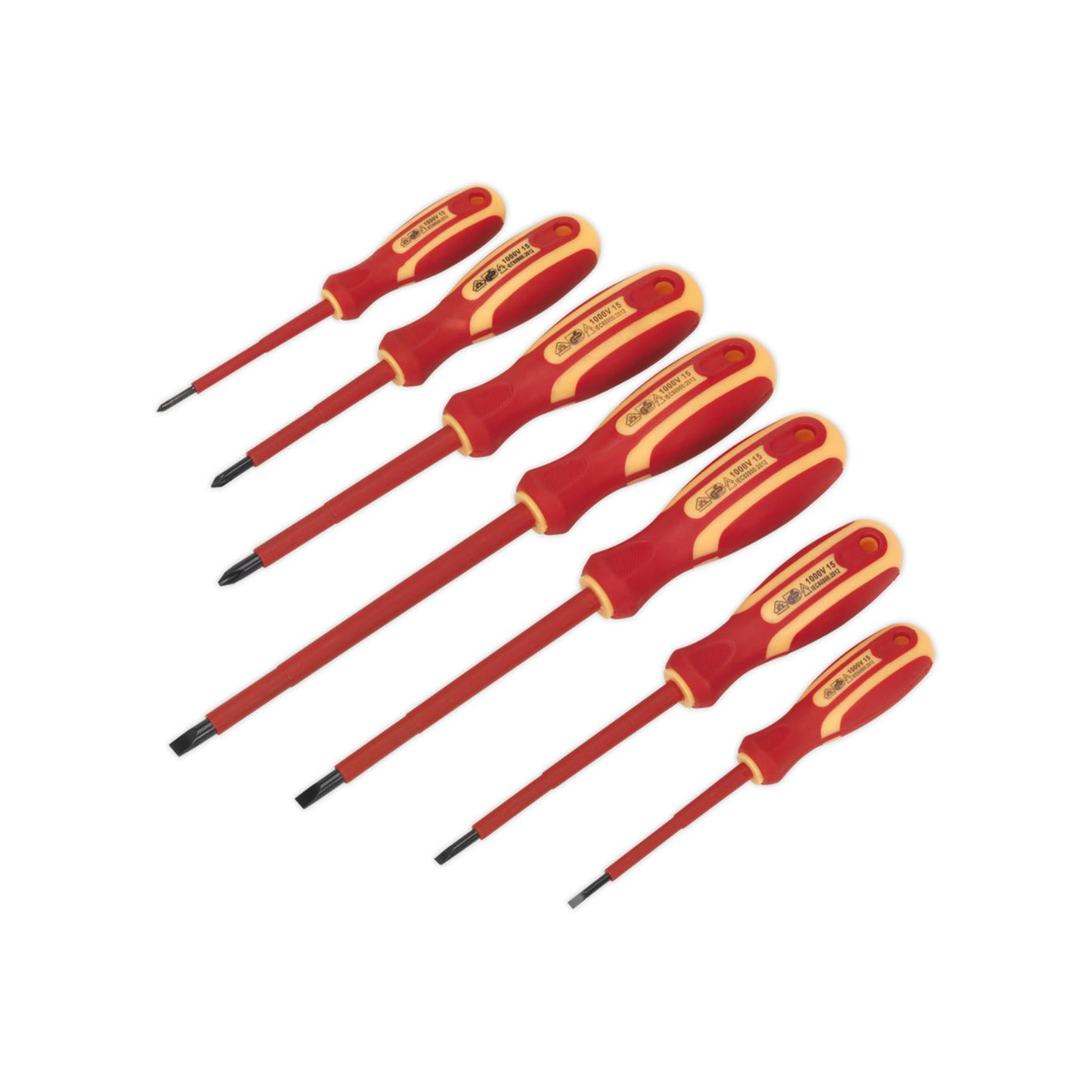 Sealey Screwdriver Set 7pc Electrician's VDE Approved