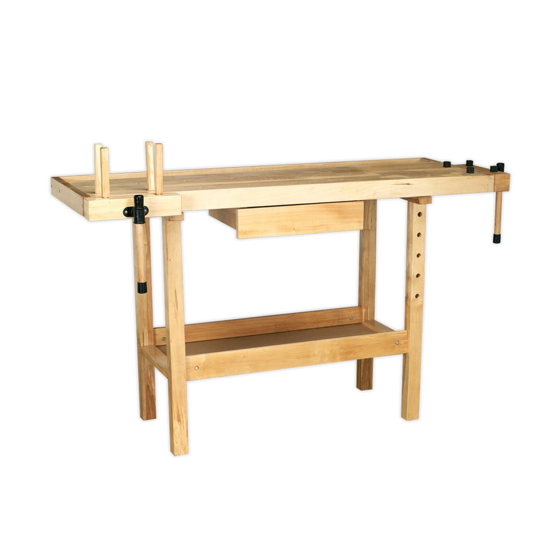 Sealey Woodworking Bench 1.52m Birchwood With Varnished Finish