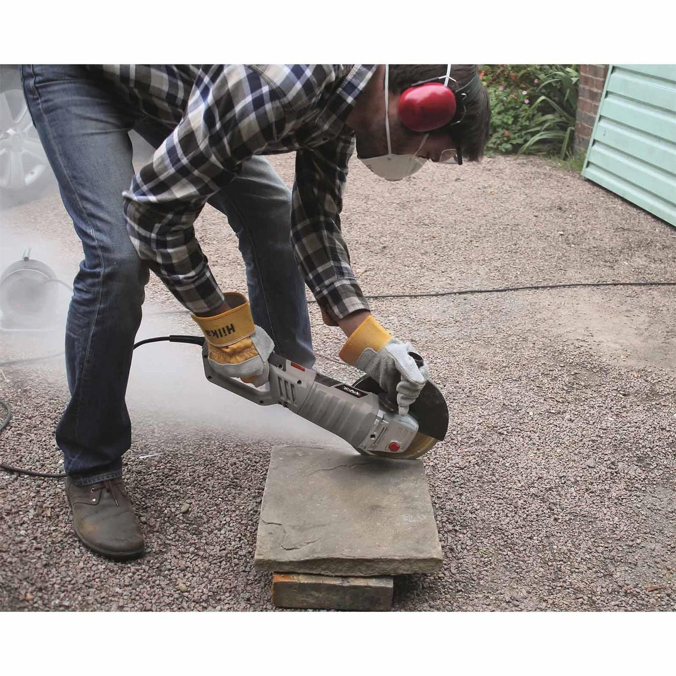 9" 230mm 2400W Angle Grinder Disc Grinding Cutting Tool