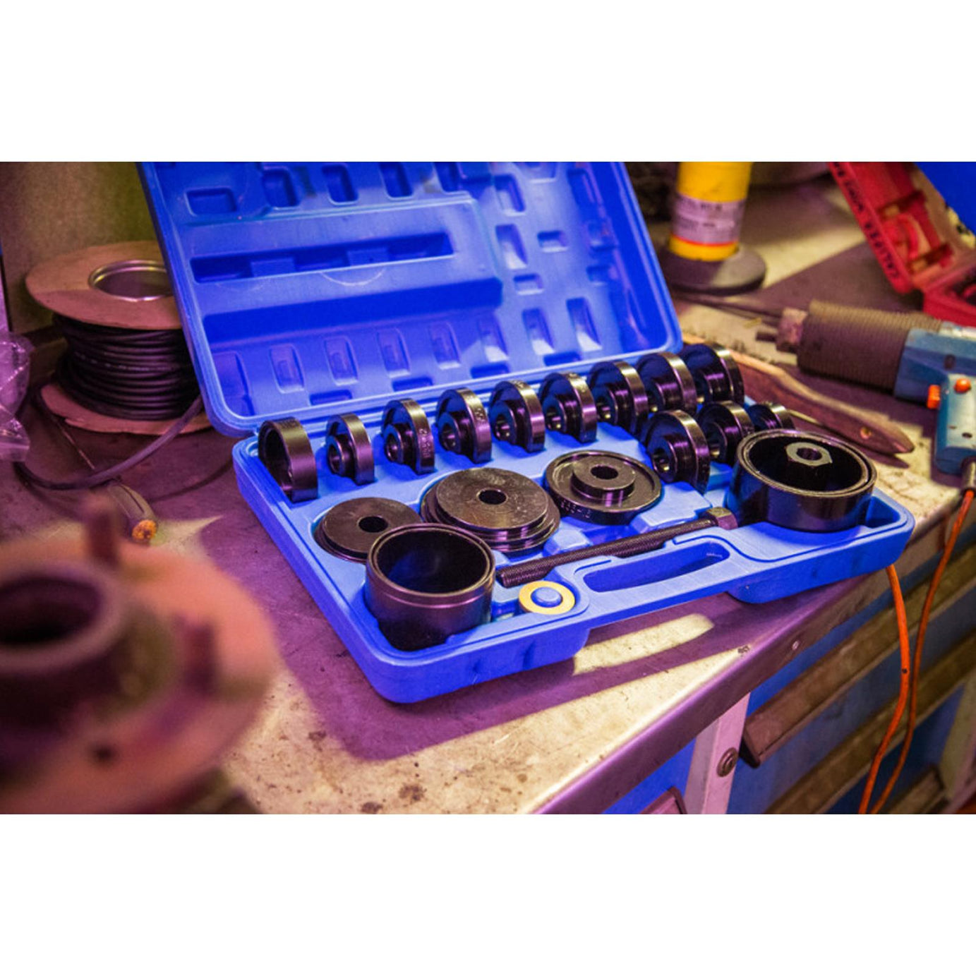 BlueSpot 23Pc Wheel Bearing Removal & Installation Tool Kit Universal Front Wheel Drive