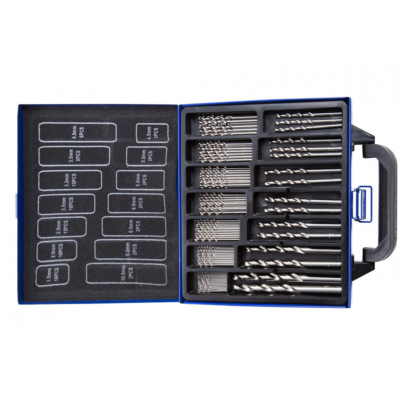 BlueSpot 99Pce Cobalt Drill Bit Set (1.5-10mm) M35 Steel Bit Thick Strong Material Drill