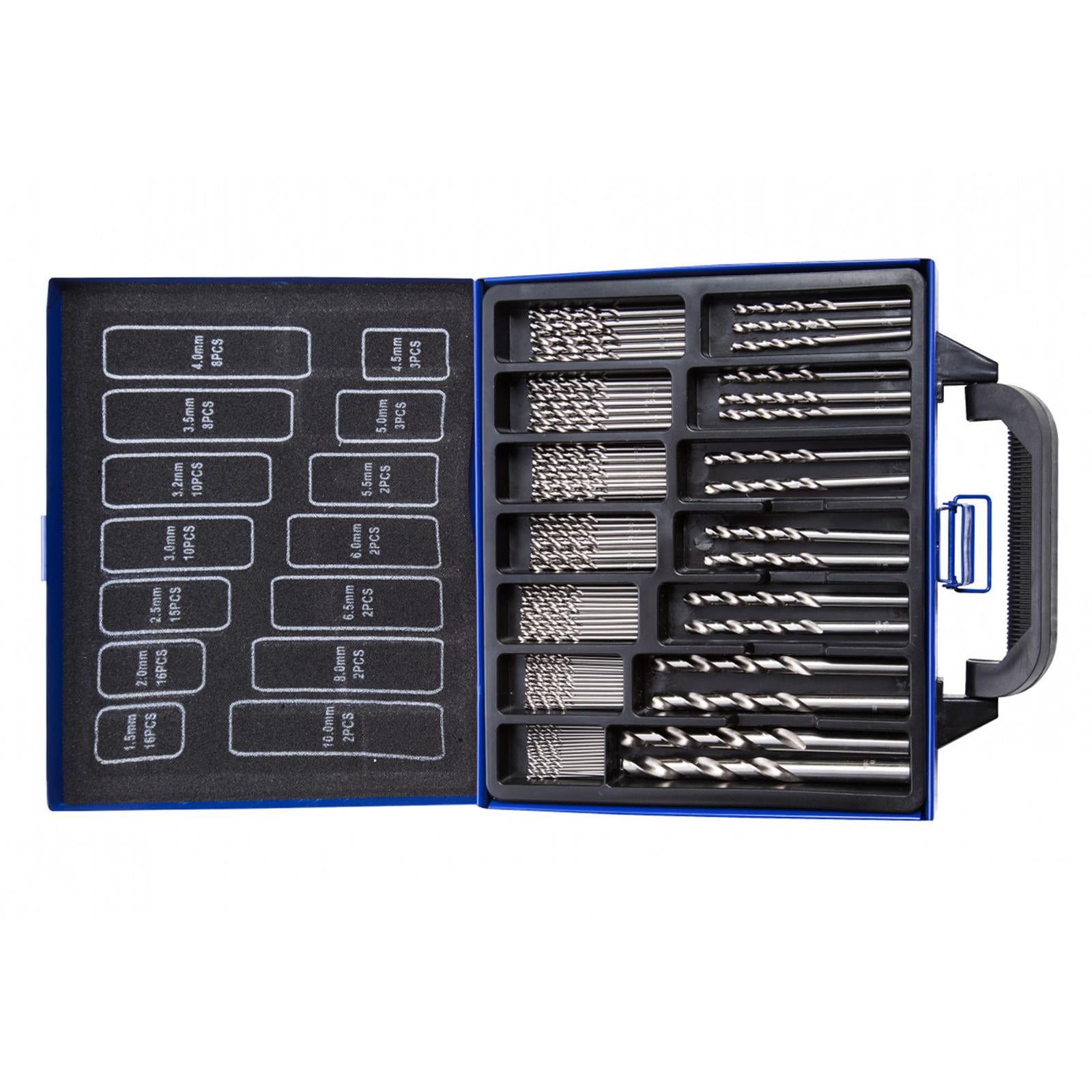 BlueSpot 99Pce Cobalt Drill Bit Set (1.5-10mm) M35 Steel Bit Thick Strong Material Drill