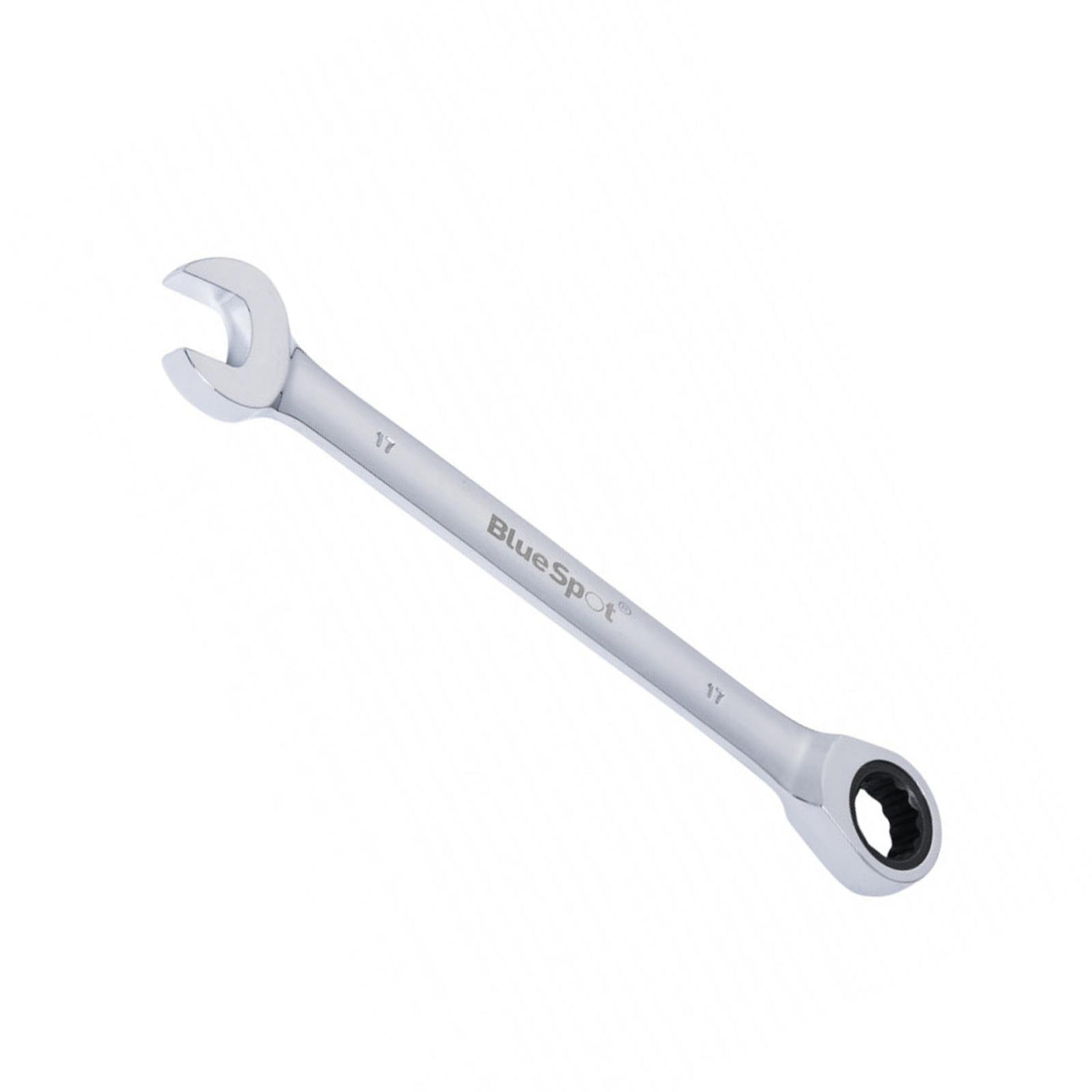 Blue Spot Fixed head Ratchet Spanner Combination Ring open end Wrench 17mm