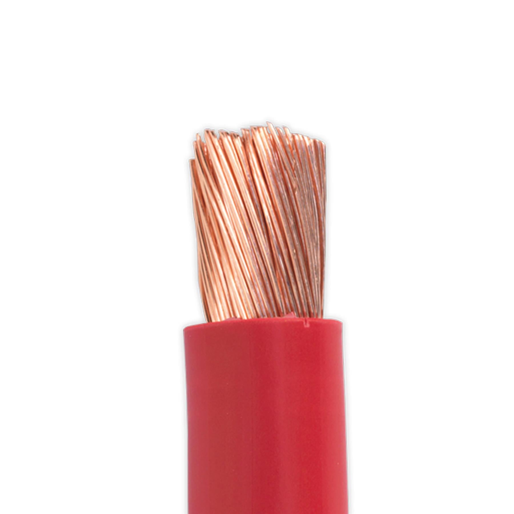 Sealey Automotive Starter Cable 315/0.40mm 40mm 300A 10m Red