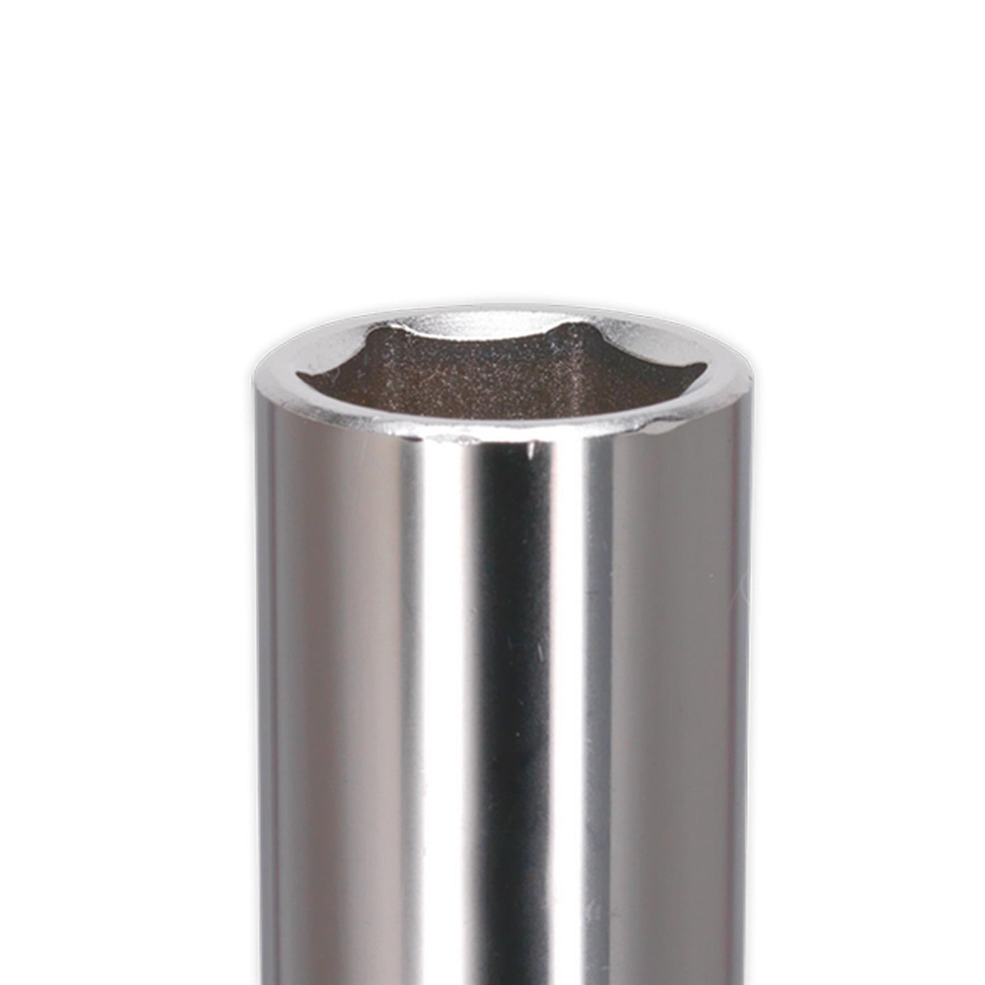 Sealey WallDrive® Socket 17mm Deep 1/2"Sq Drive Chrome Vanadium Steel