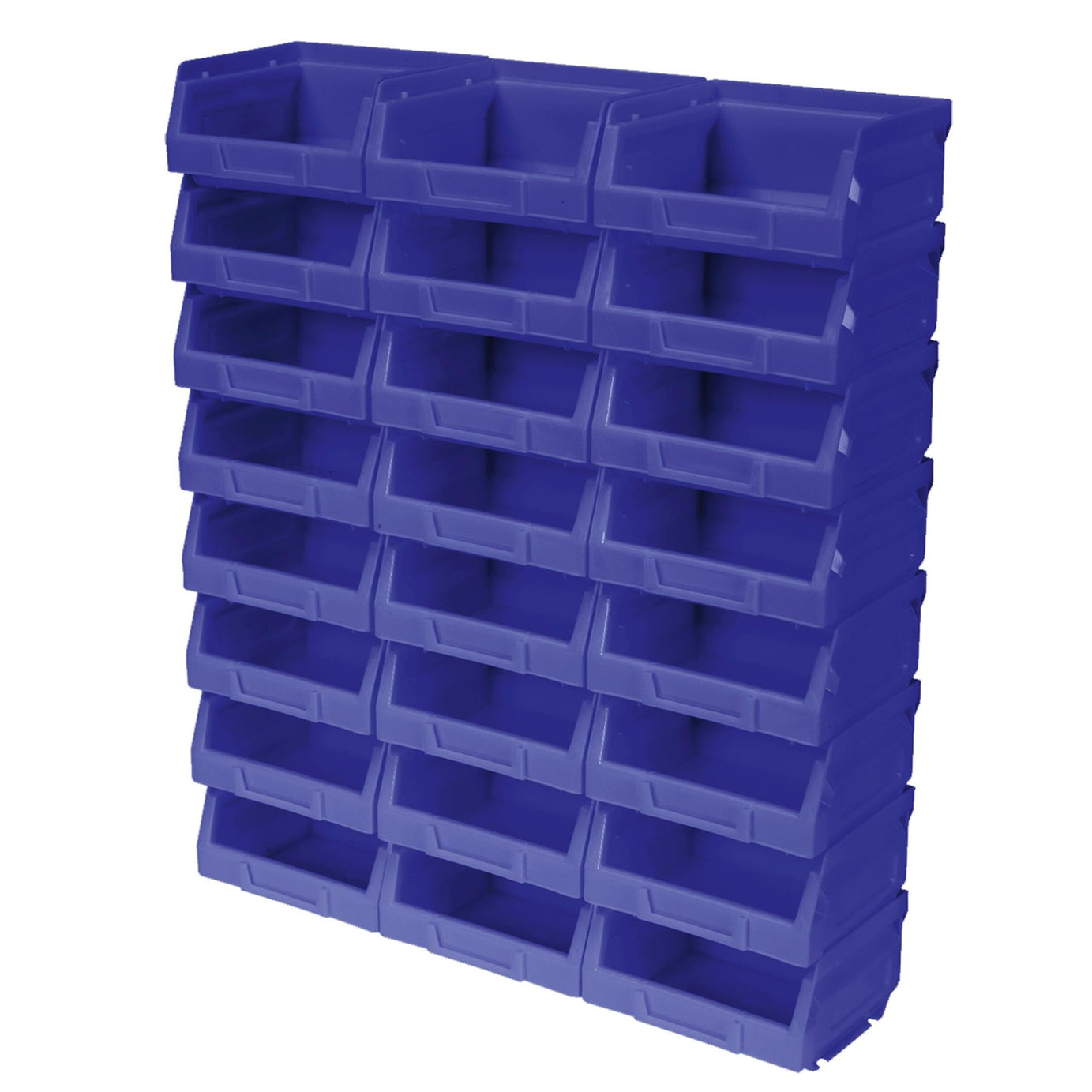 Sealey Plastic Storage Bin 105 x 85 x 55mm - Blue Pack of 24